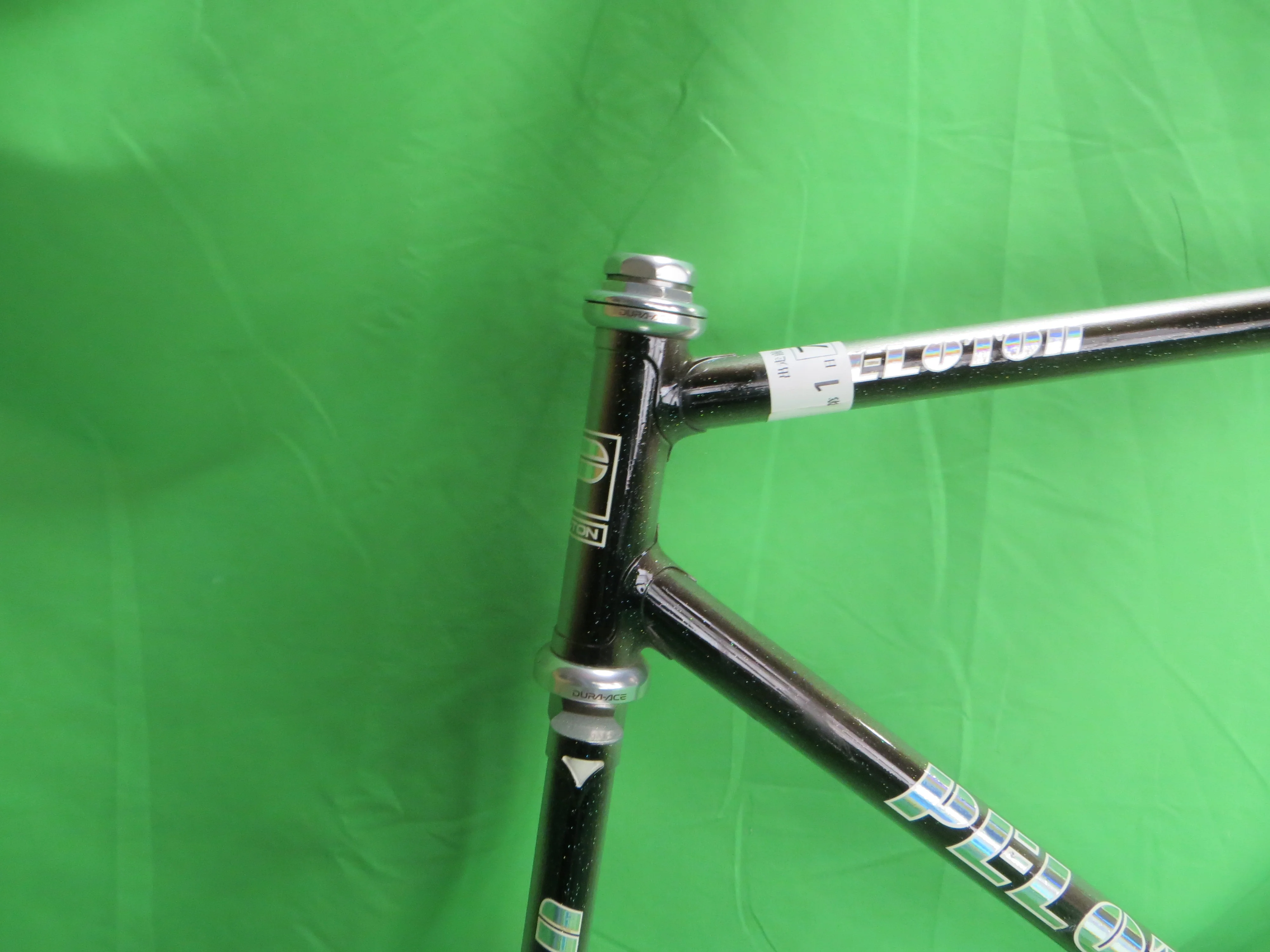 Peloton // Mach Silver Black Fade with Rainbow Flake // 52.5cm - Image 2