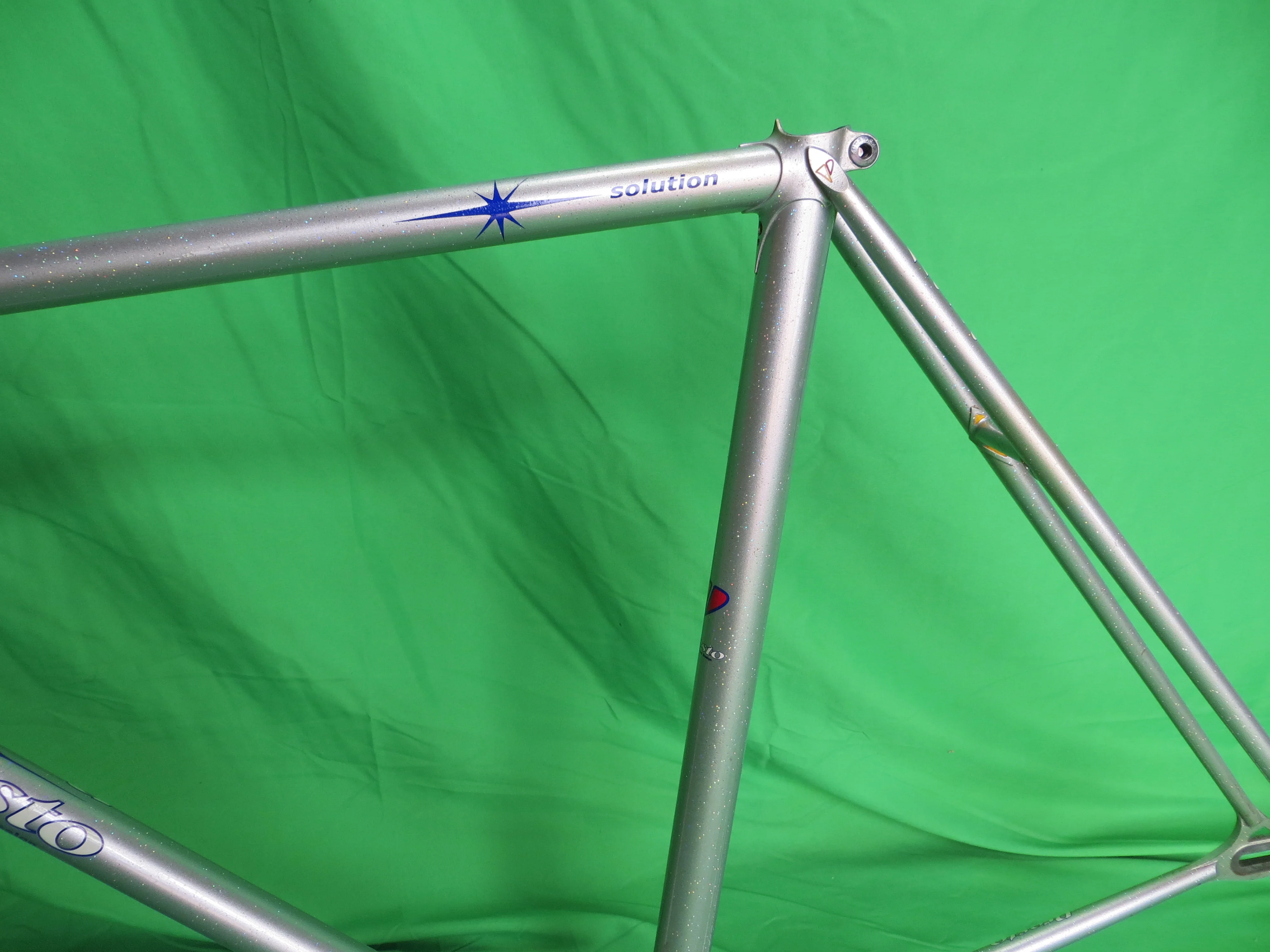 PRESTO Columbus Genius // Bluish Silver with Rainbow Flake // 52cm - Image 5