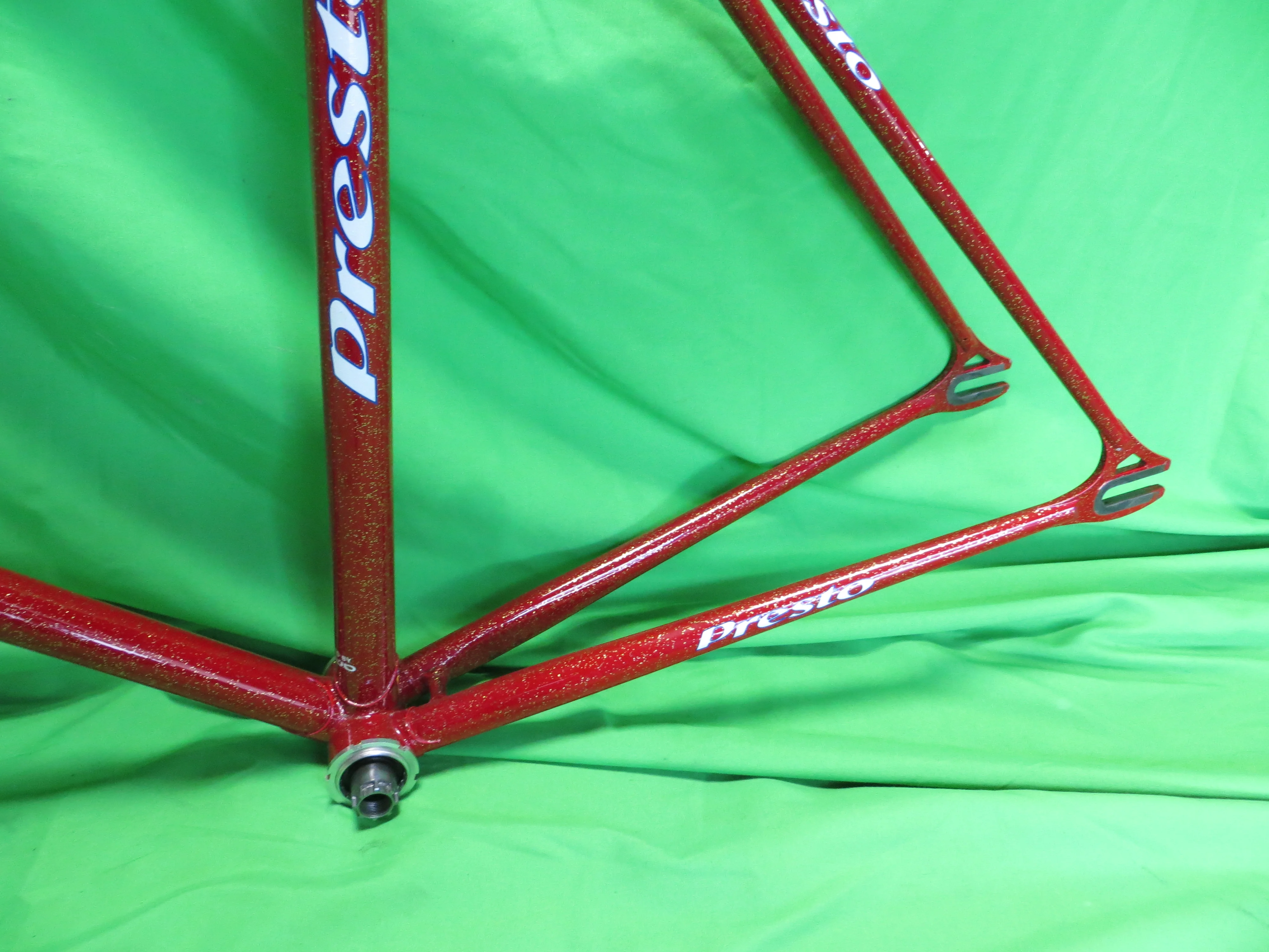 Presto Columbus Max Fork // Red / Silver with Gold Flake // 50.5cm - Image 7