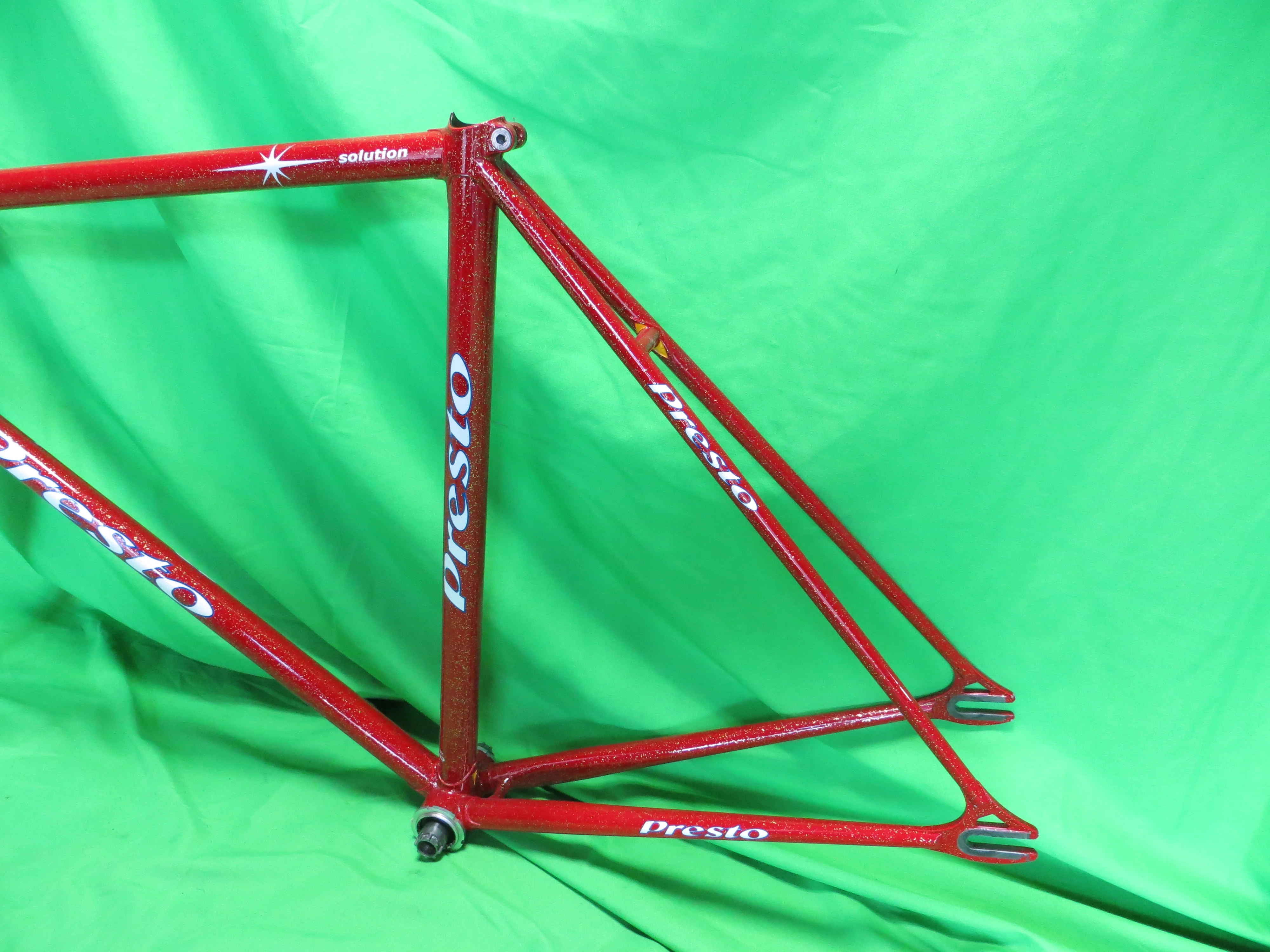 Presto Columbus Max Fork // Red / Silver with Gold Flake // 50.5cm - Image 8