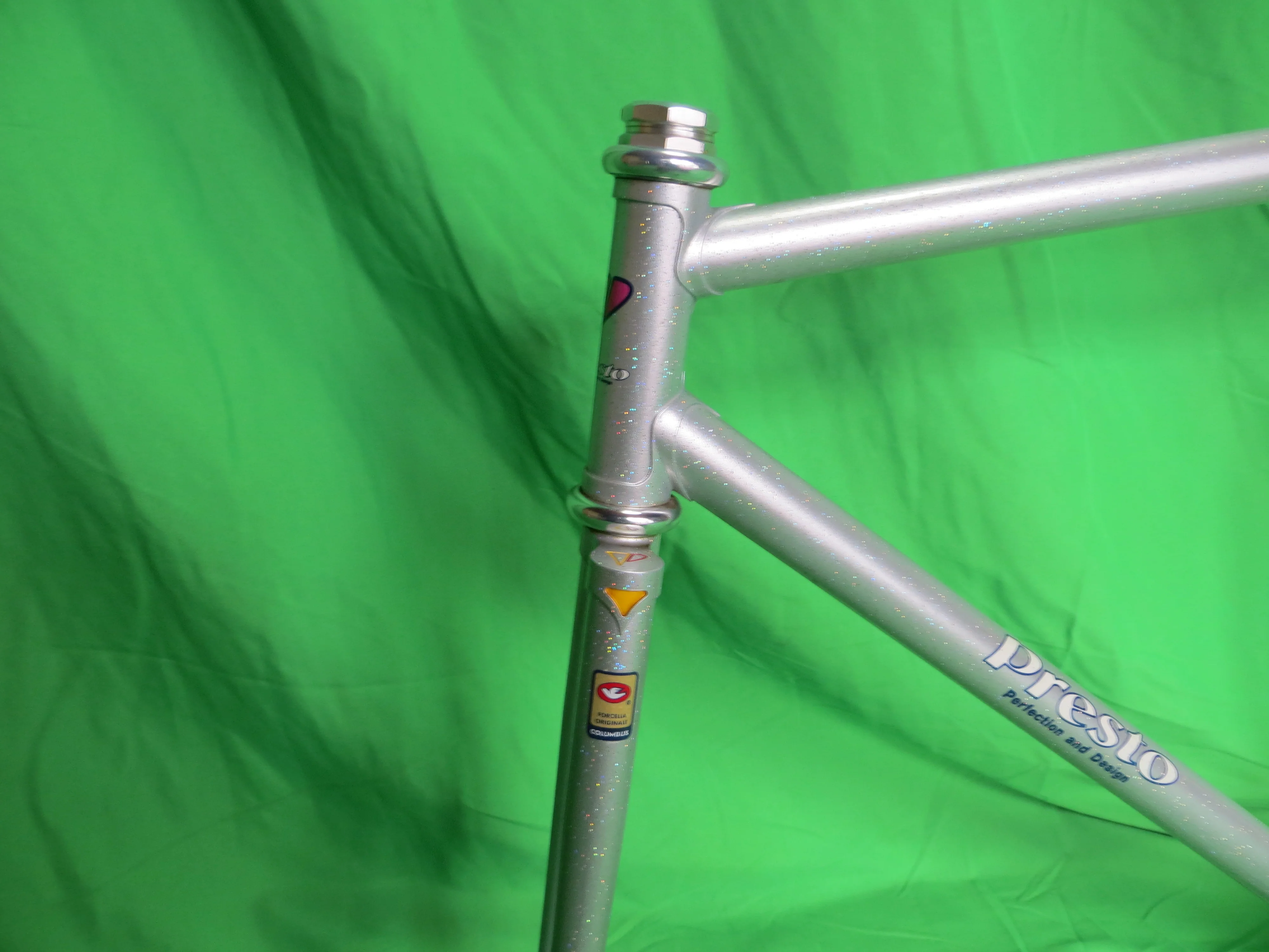 PRESTO Columbus Forcella  // Silver with Rainbow Flake  // 52cm - Image 2