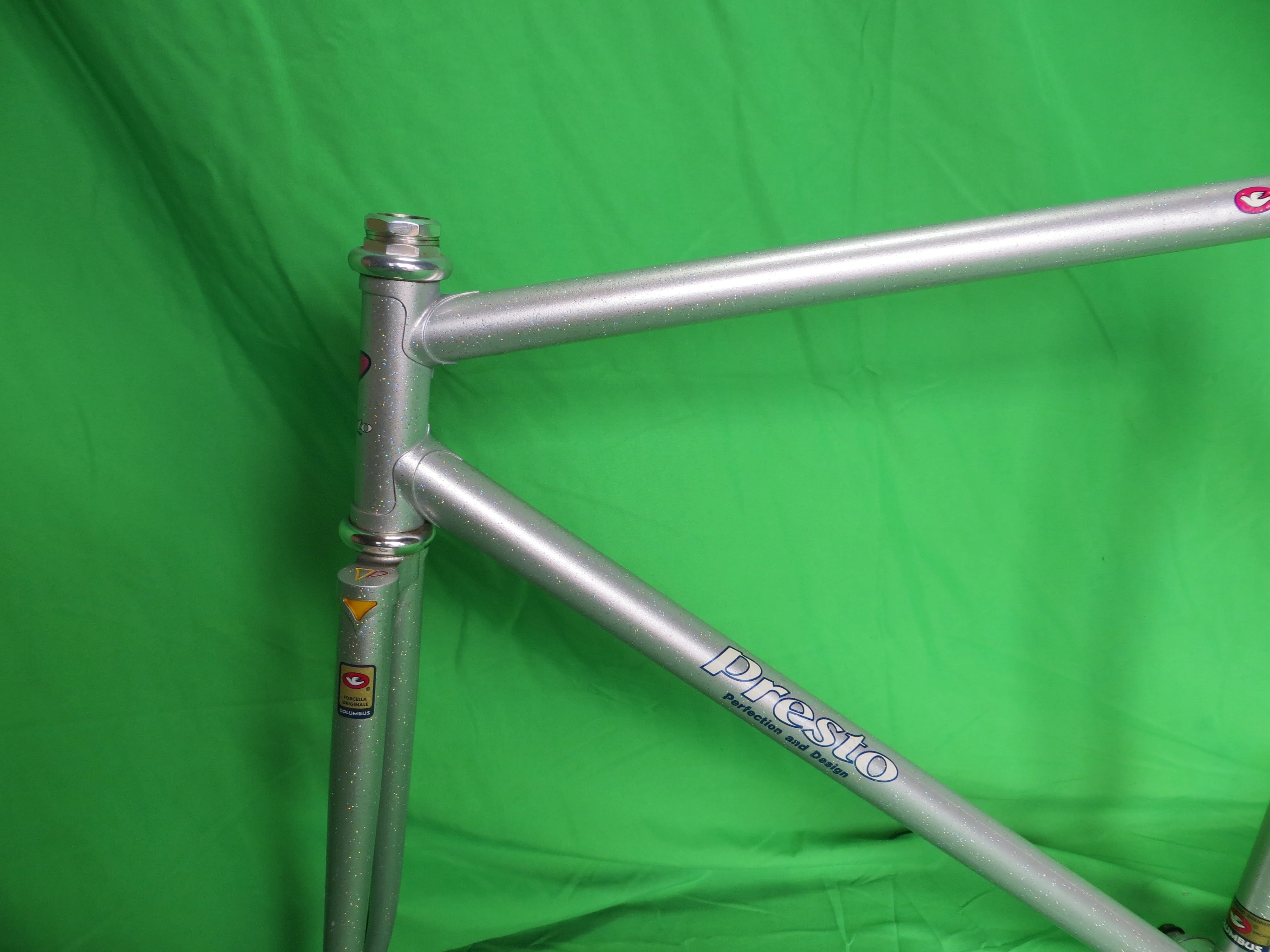 PRESTO Columbus Forcella  // Silver with Rainbow Flake  // 52cm - Image 4