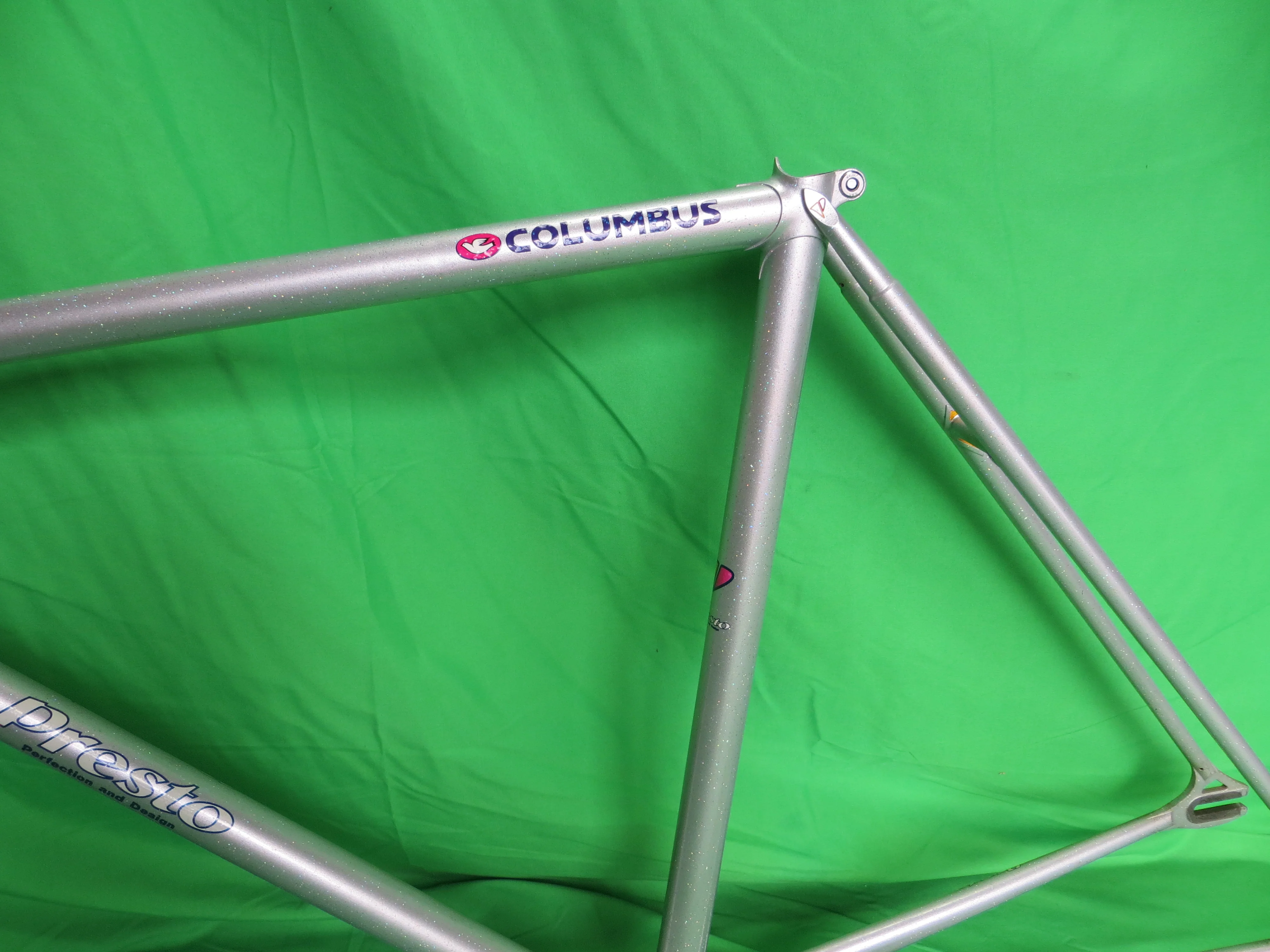 PRESTO Columbus Forcella  // Silver with Rainbow Flake  // 52cm - Image 5