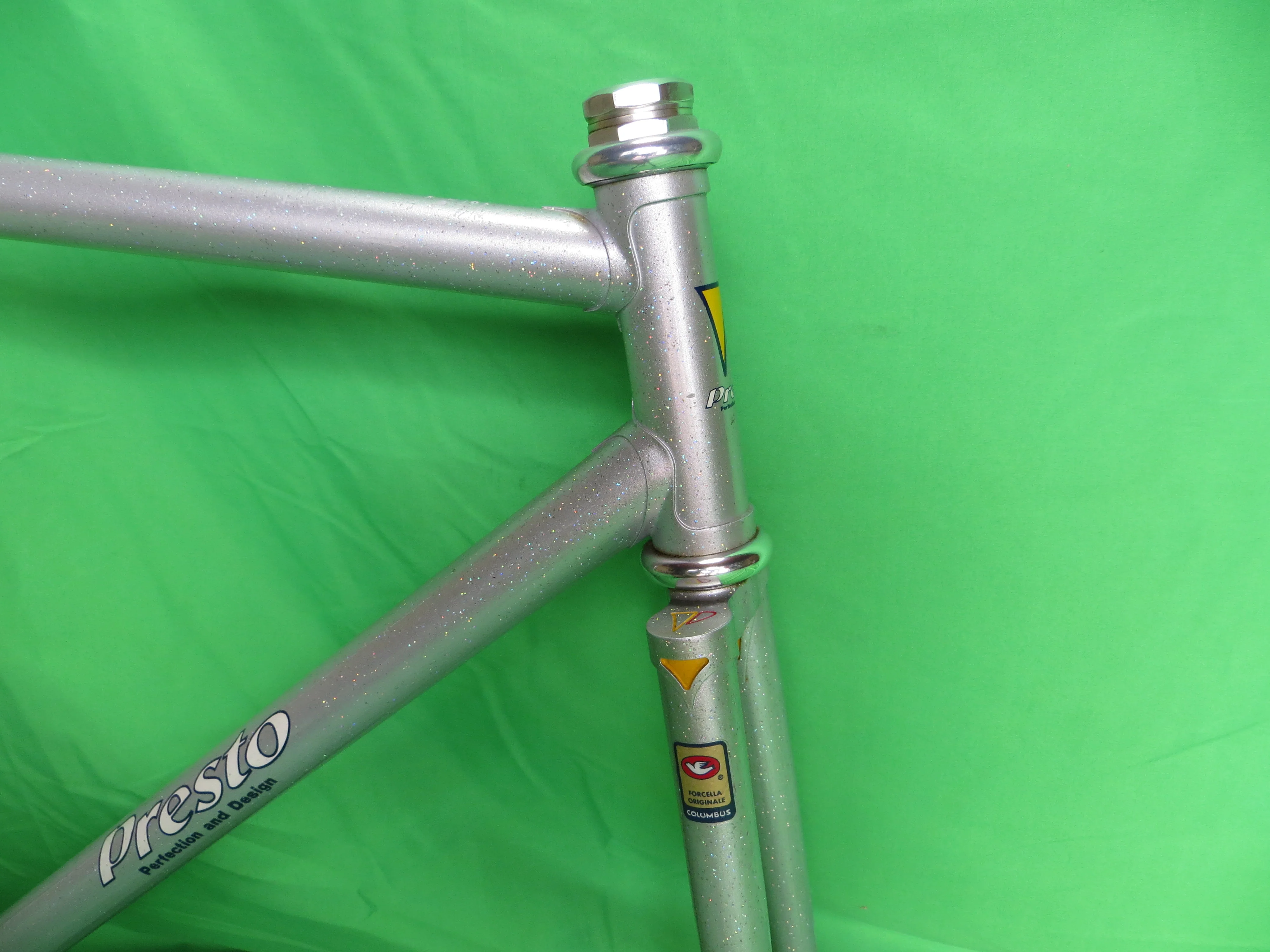 PRESTO Columbus Forcella  // Silver with Rainbow Flake  // 52cm - Image 9