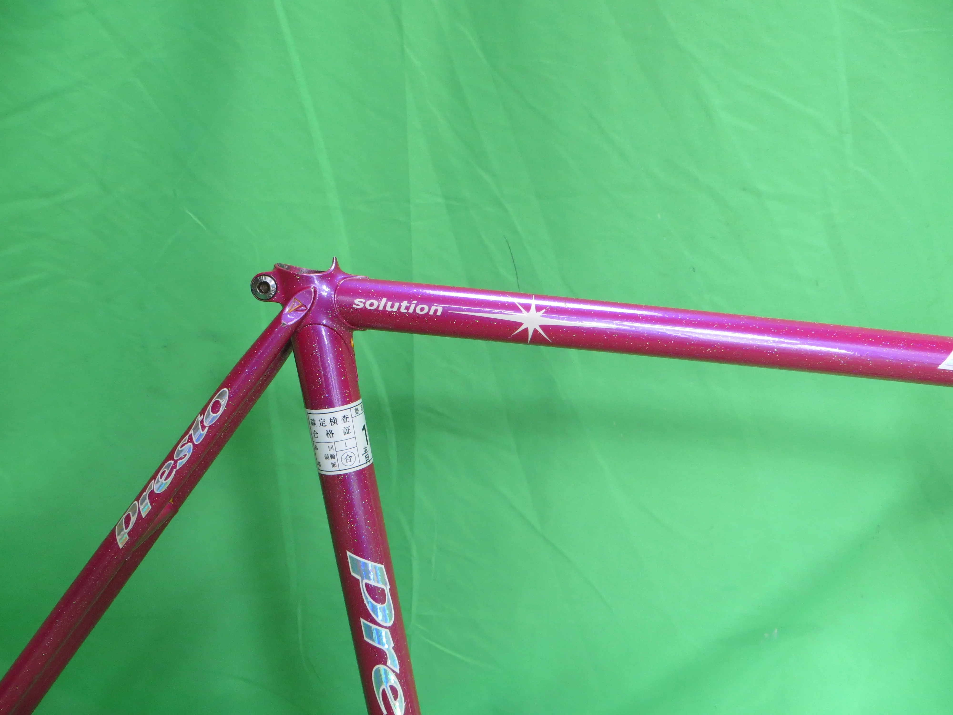 Presto // Ruby Metallic Light Purple Fade with Rainbow Flake // 52cm - Image 12