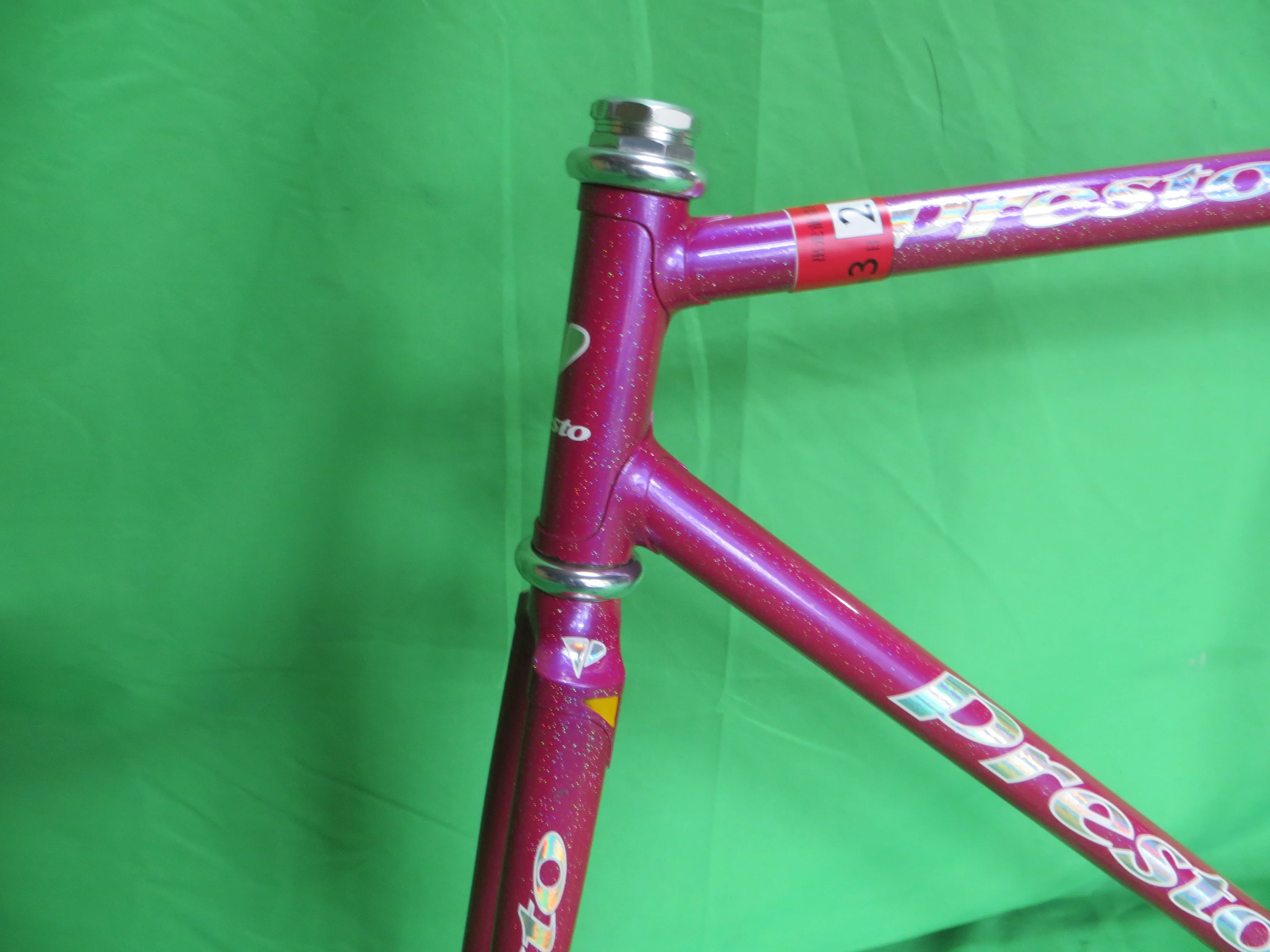 Presto // Ruby Metallic Light Purple Fade with Rainbow Flake // 52cm - Image 2