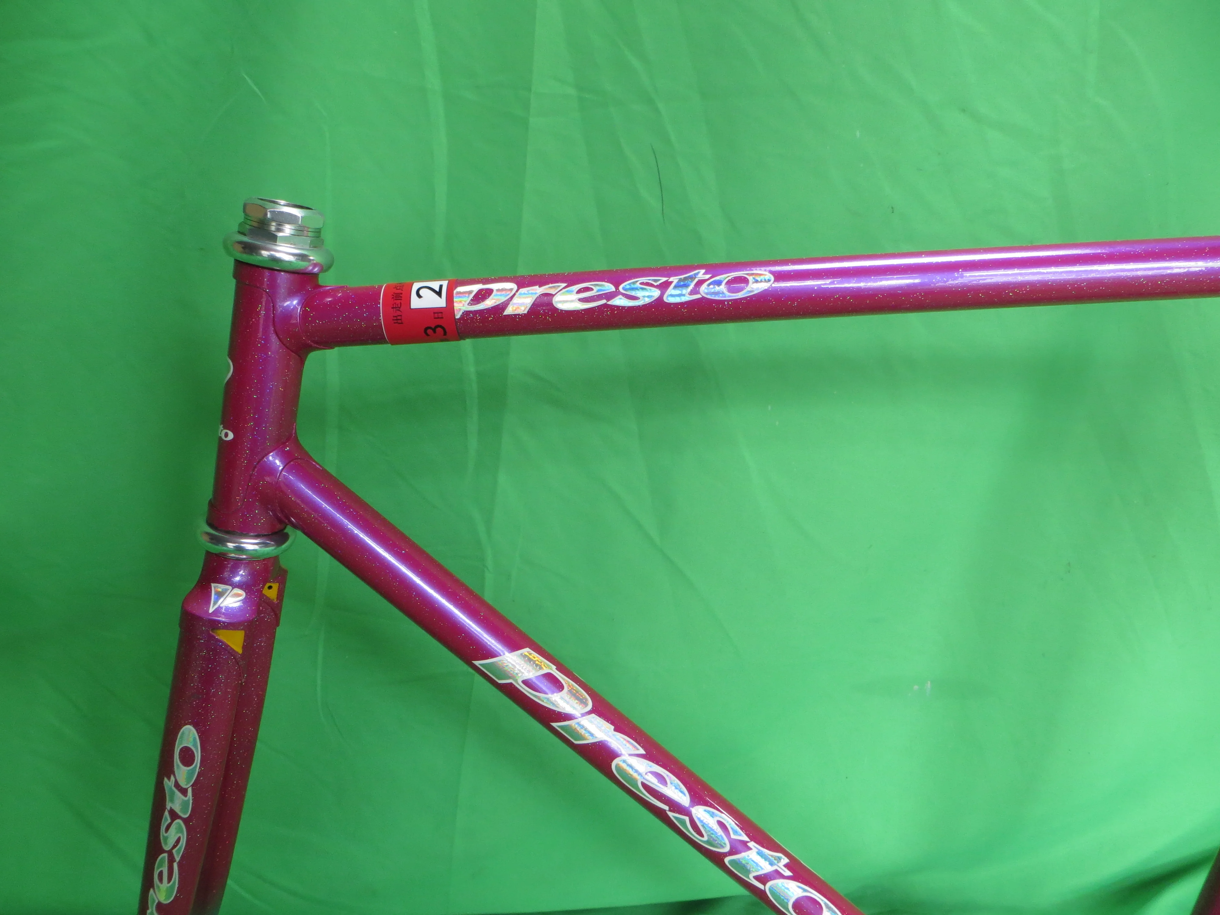 Presto // Ruby Metallic Light Purple Fade with Rainbow Flake // 52cm - Image 4