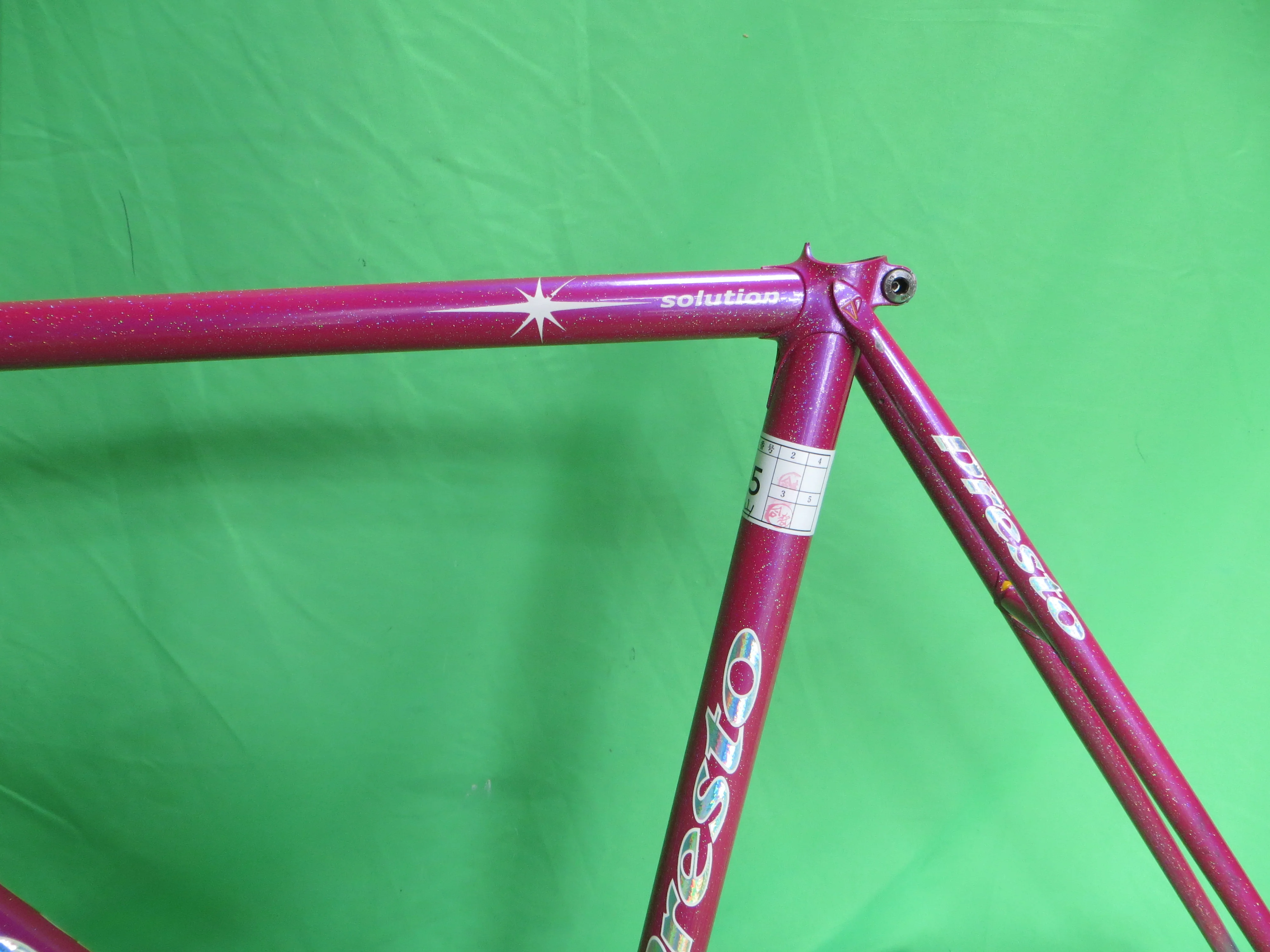 Presto // Ruby Metallic Light Purple Fade with Rainbow Flake // 52cm - Image 5