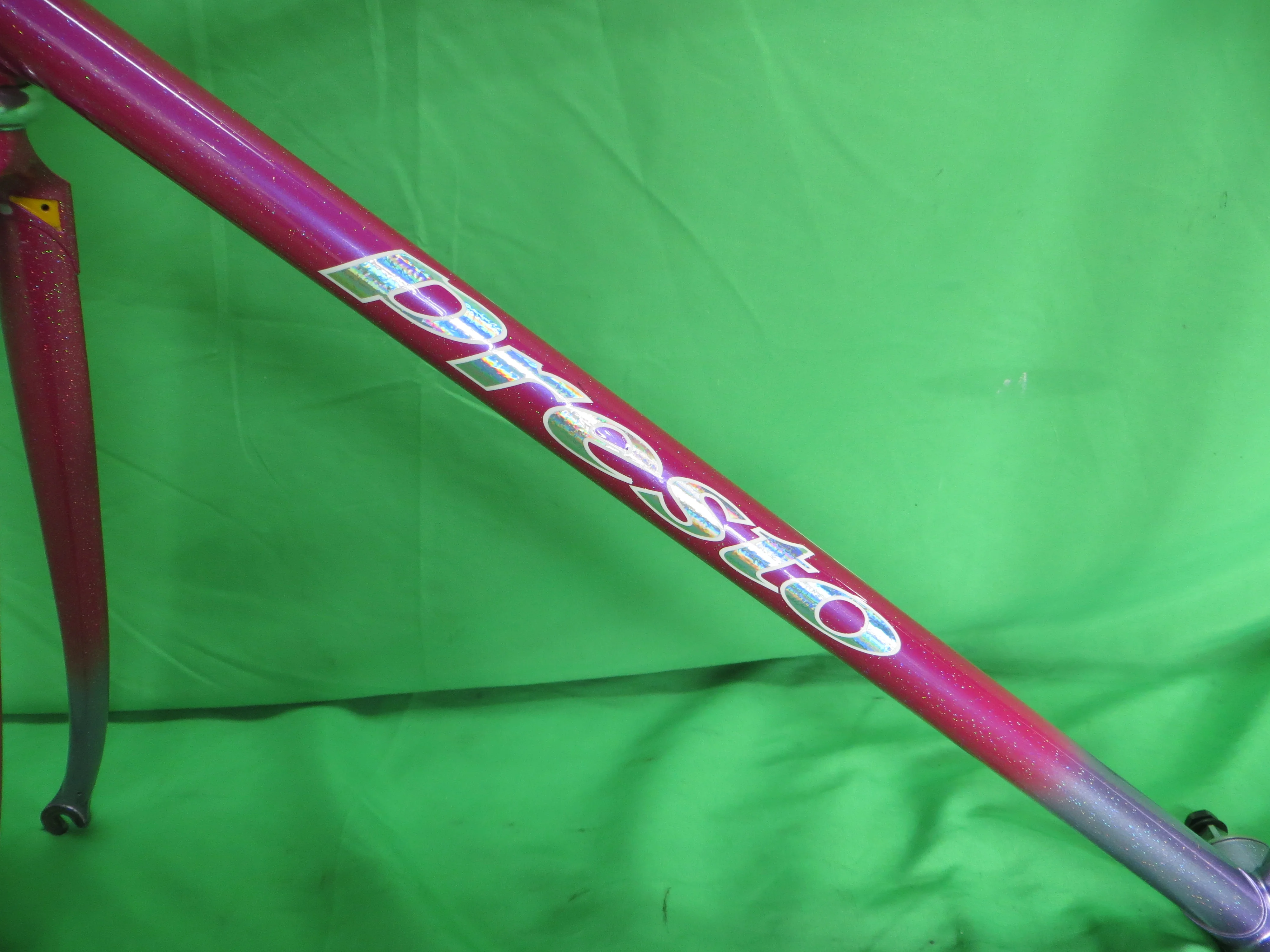 Presto // Ruby Metallic Light Purple Fade with Rainbow Flake // 52cm - Image 6