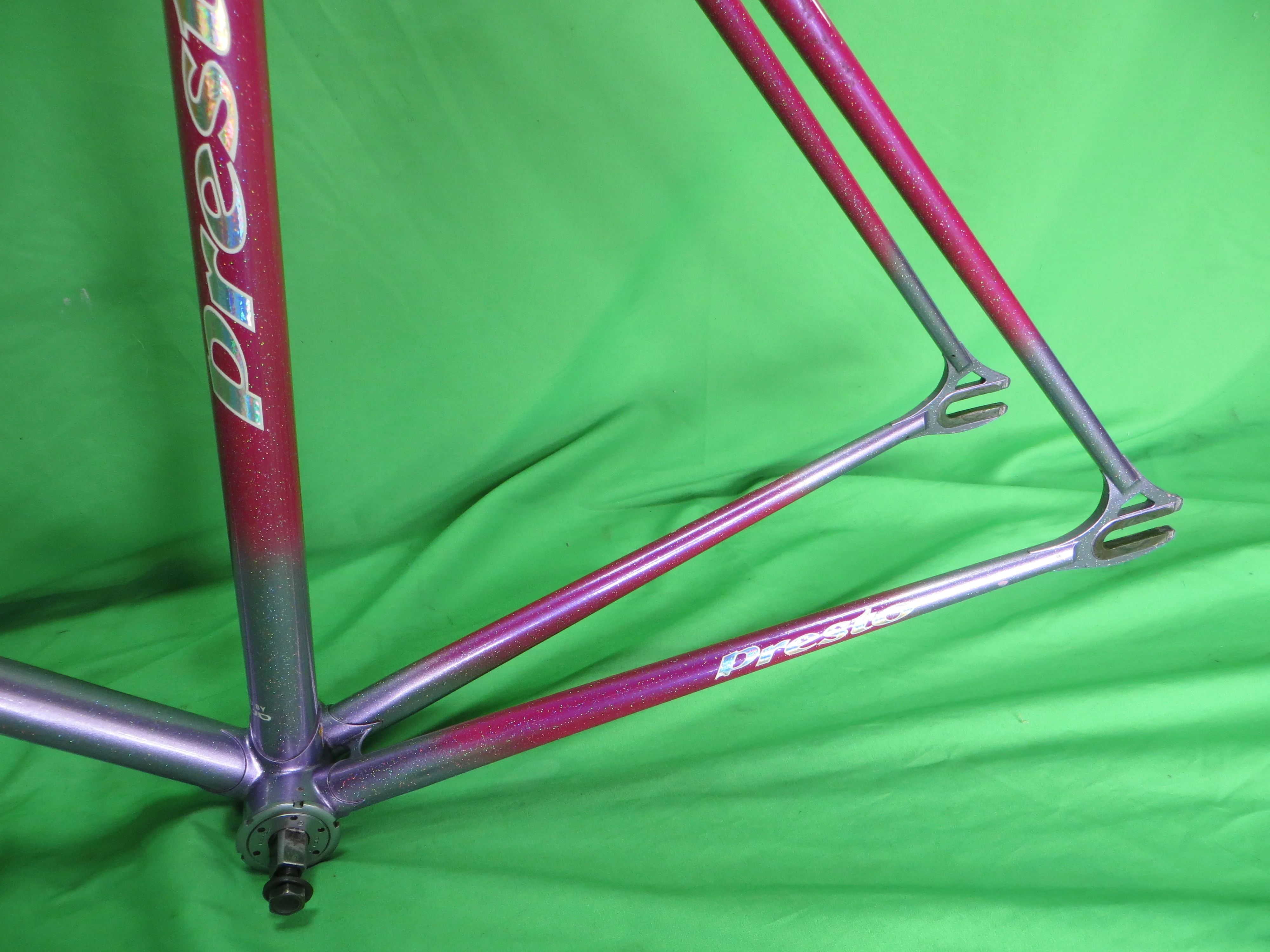 Presto // Ruby Metallic Light Purple Fade with Rainbow Flake // 52cm - Image 7