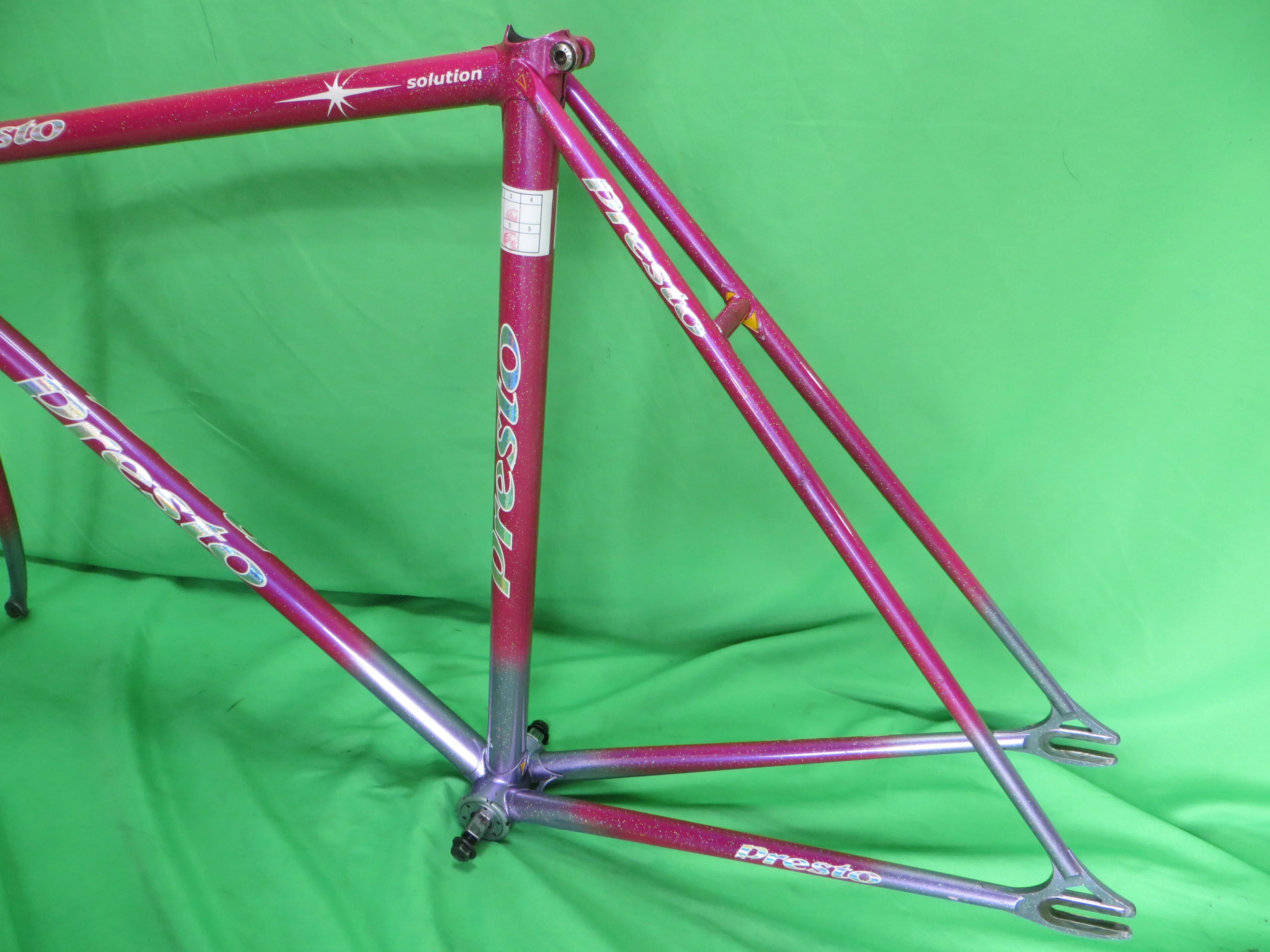 Presto // Ruby Metallic Light Purple Fade with Rainbow Flake // 52cm - Image 8