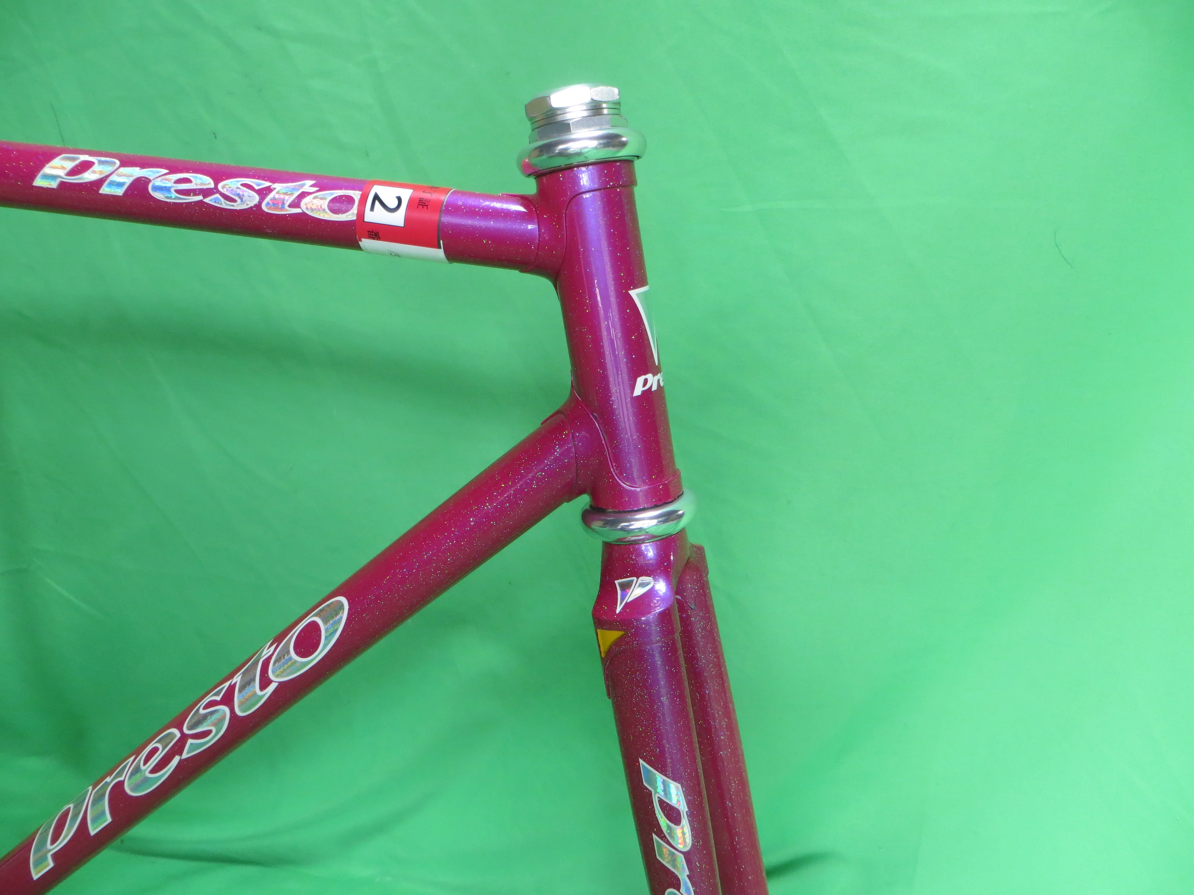 Presto // Ruby Metallic Light Purple Fade with Rainbow Flake // 52cm - Image 9