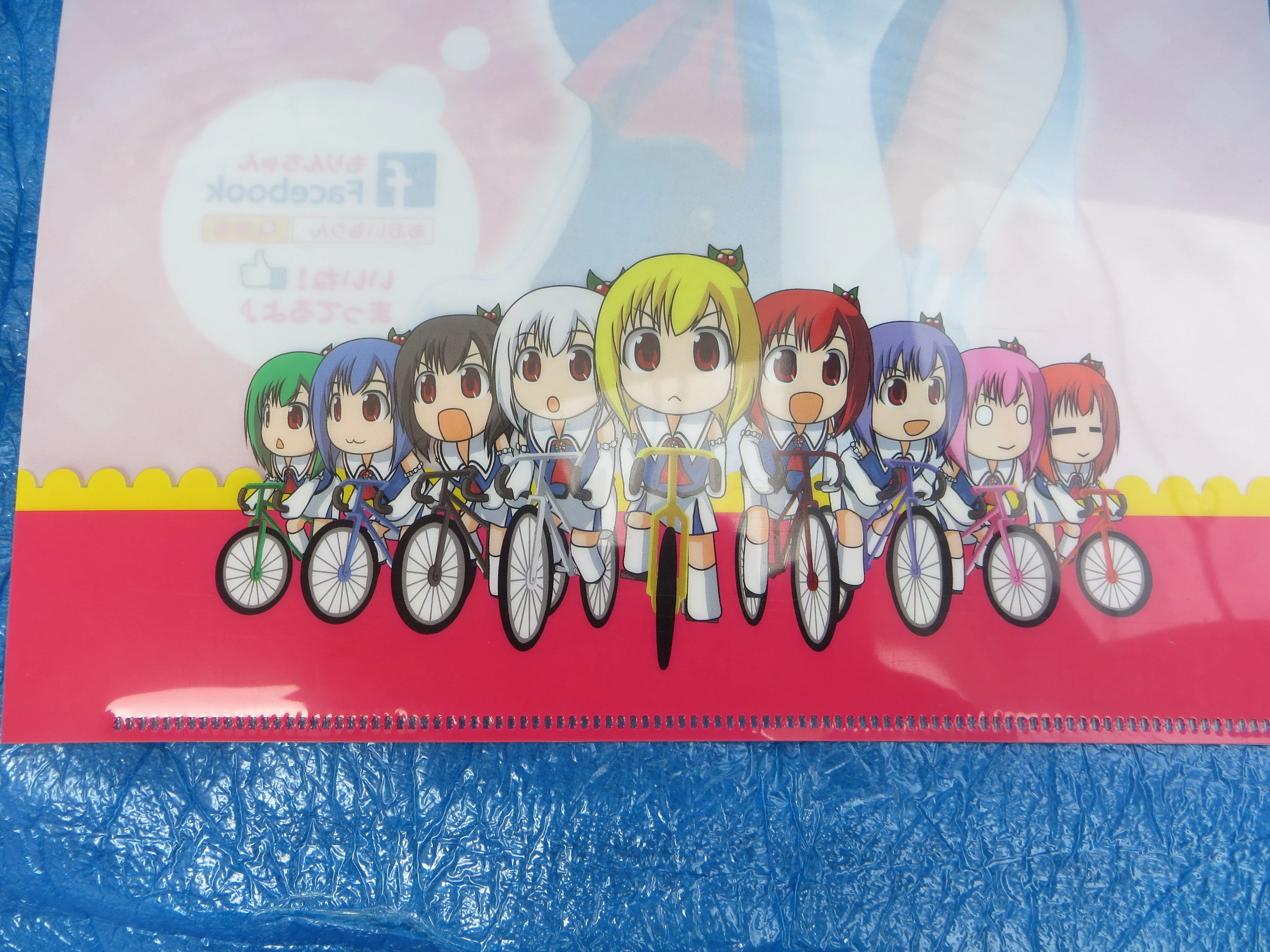 Moe Moe! Rare! Aomori Keirin Yuruchara AOI MORIN Document Holder /25081301 - Image 3