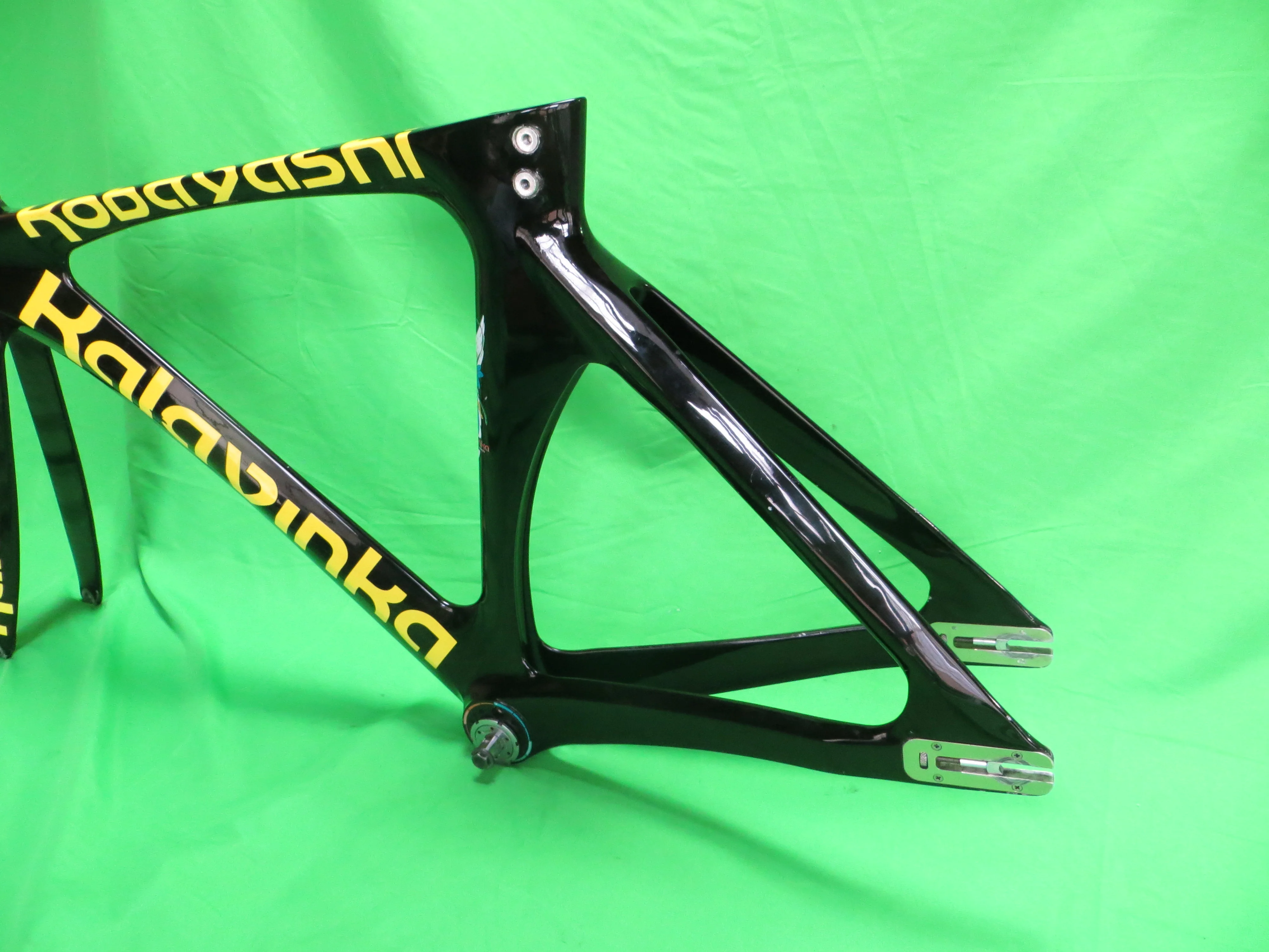 Rare! Kalavinka Girl'S Keirin Carbon Track Frame // Black // 47cm NJS Approved - Image 8