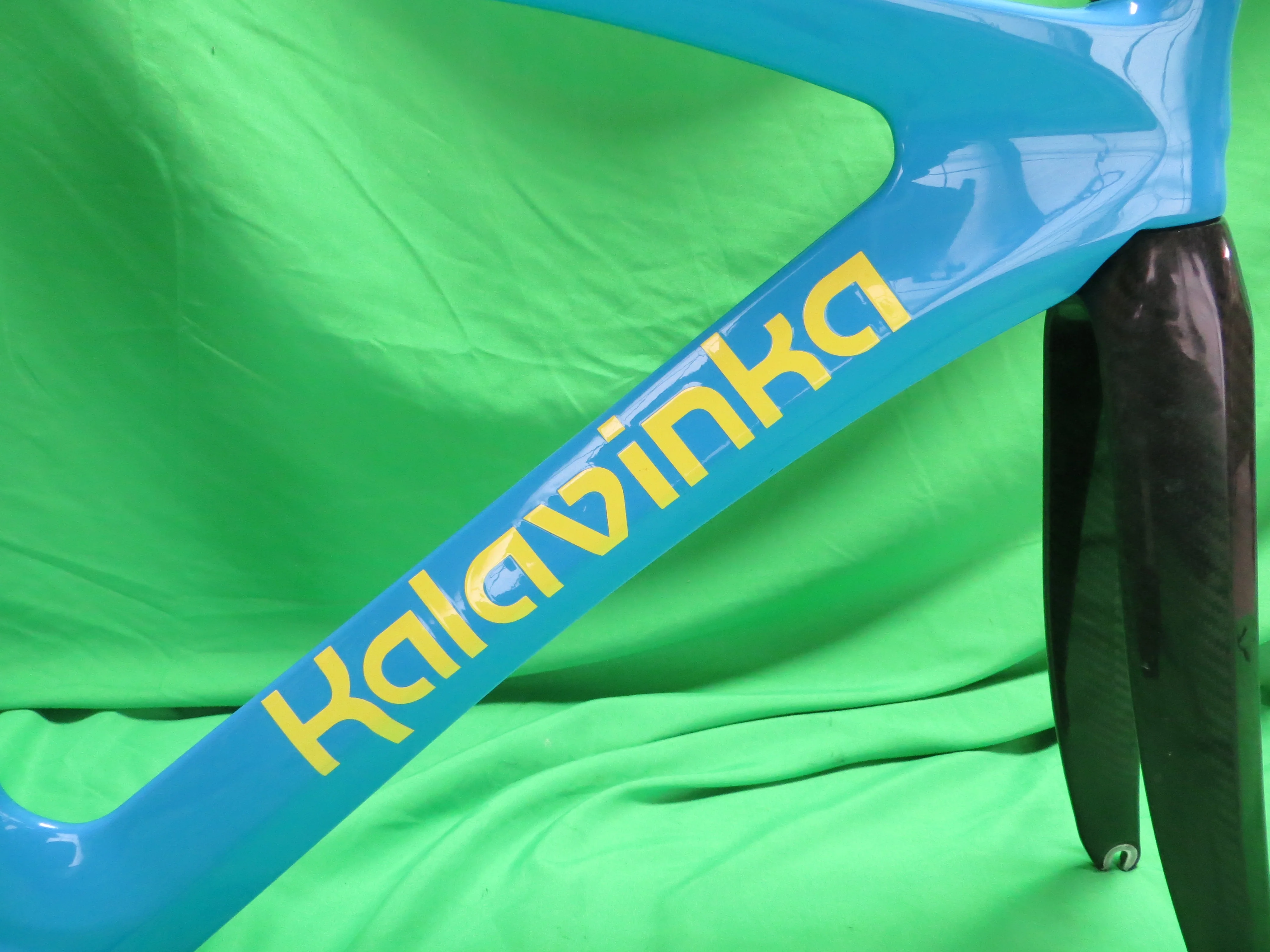 Rare! Kalavinka Girl'S Keirin Carbon Track Frame // Blue // 47cm NJS Approved + Two Kalavinka Forks - Image 14