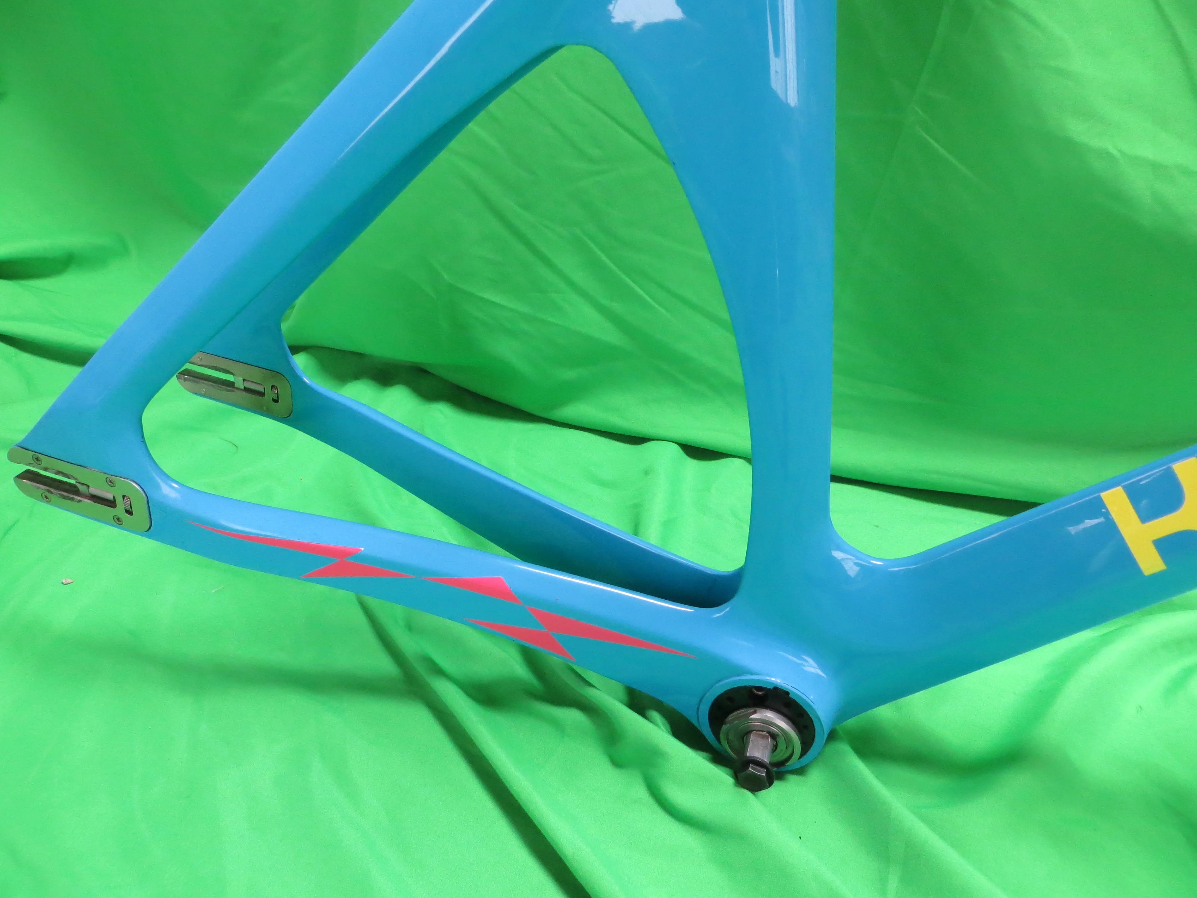 Rare! Kalavinka Girl'S Keirin Carbon Track Frame // Blue // 47cm NJS Approved + Two Kalavinka Forks - Image 15