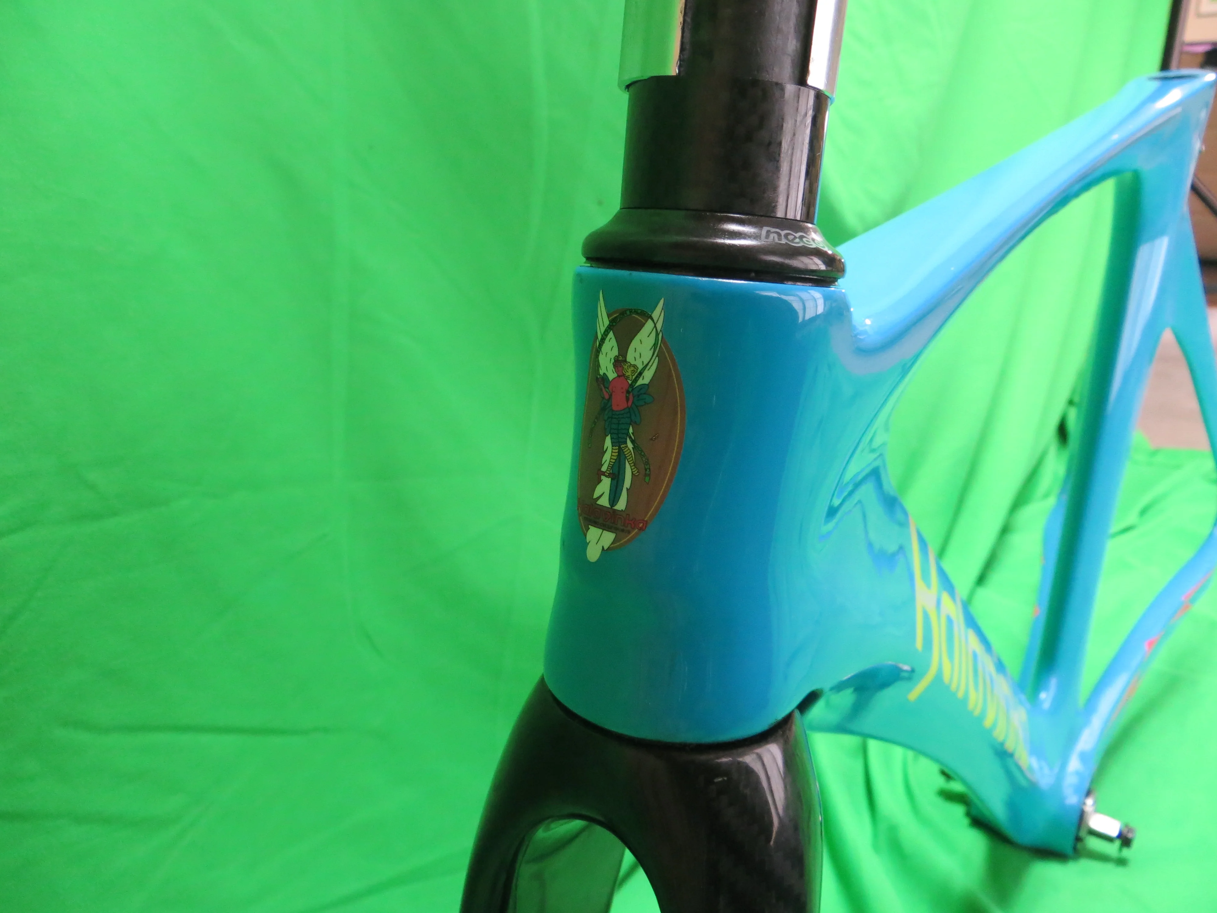 Rare! Kalavinka Girl'S Keirin Carbon Track Frame // Blue // 47cm NJS Approved + Two Kalavinka Forks - Image 4