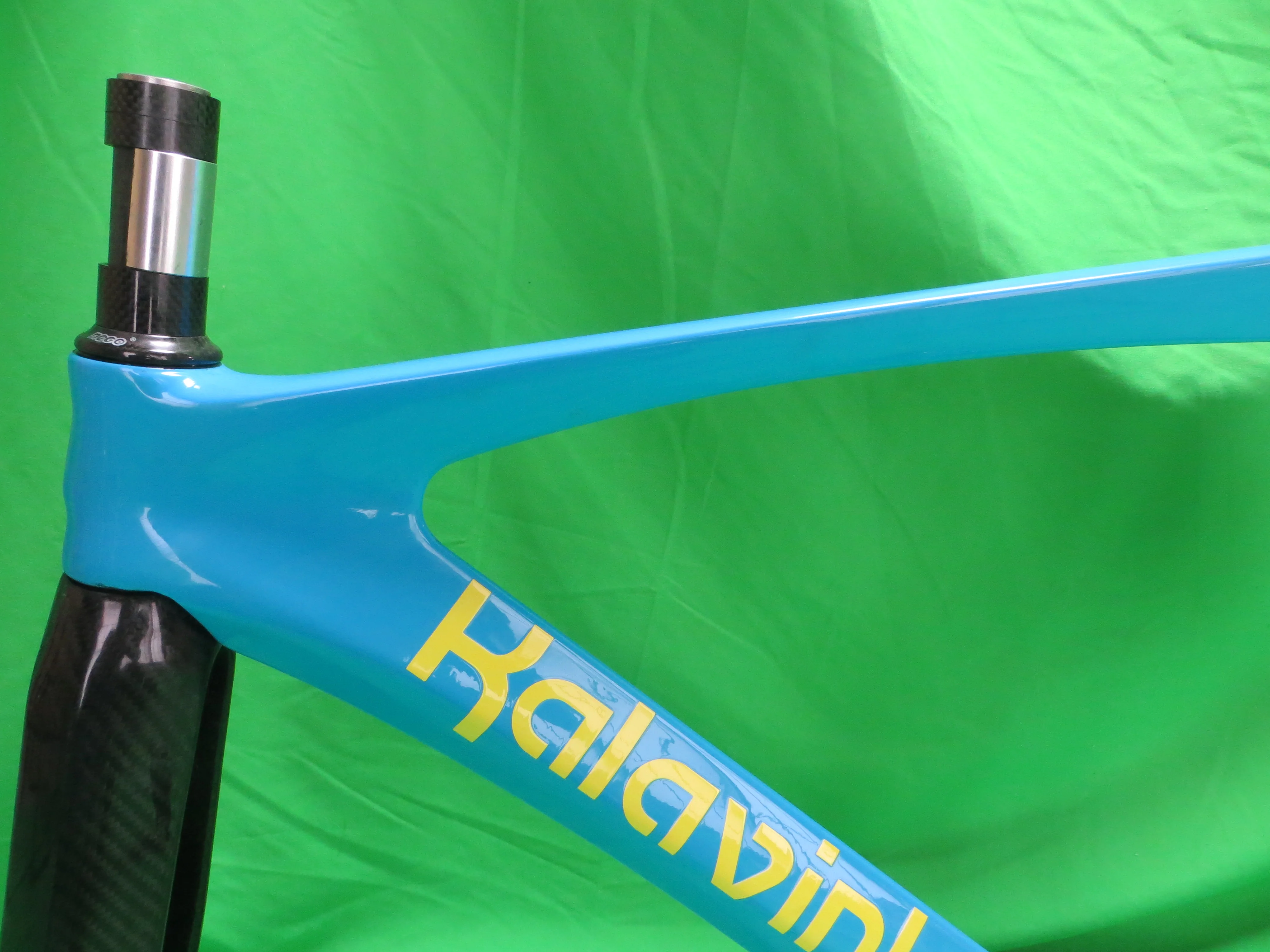 Rare! Kalavinka Girl'S Keirin Carbon Track Frame // Blue // 47cm NJS Approved + Two Kalavinka Forks - Image 5