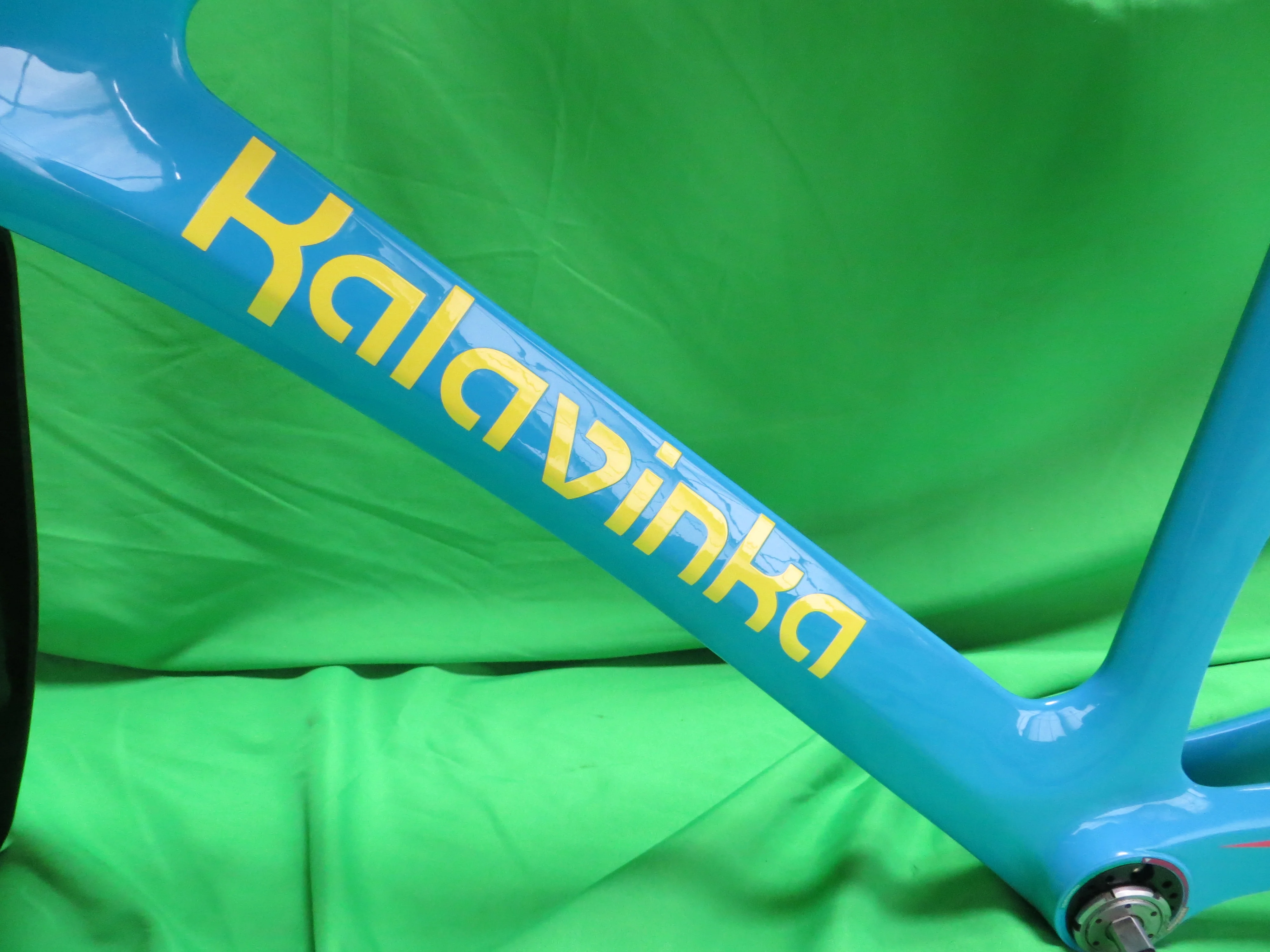 Rare! Kalavinka Girl'S Keirin Carbon Track Frame // Blue // 47cm NJS Approved + Two Kalavinka Forks - Image 7