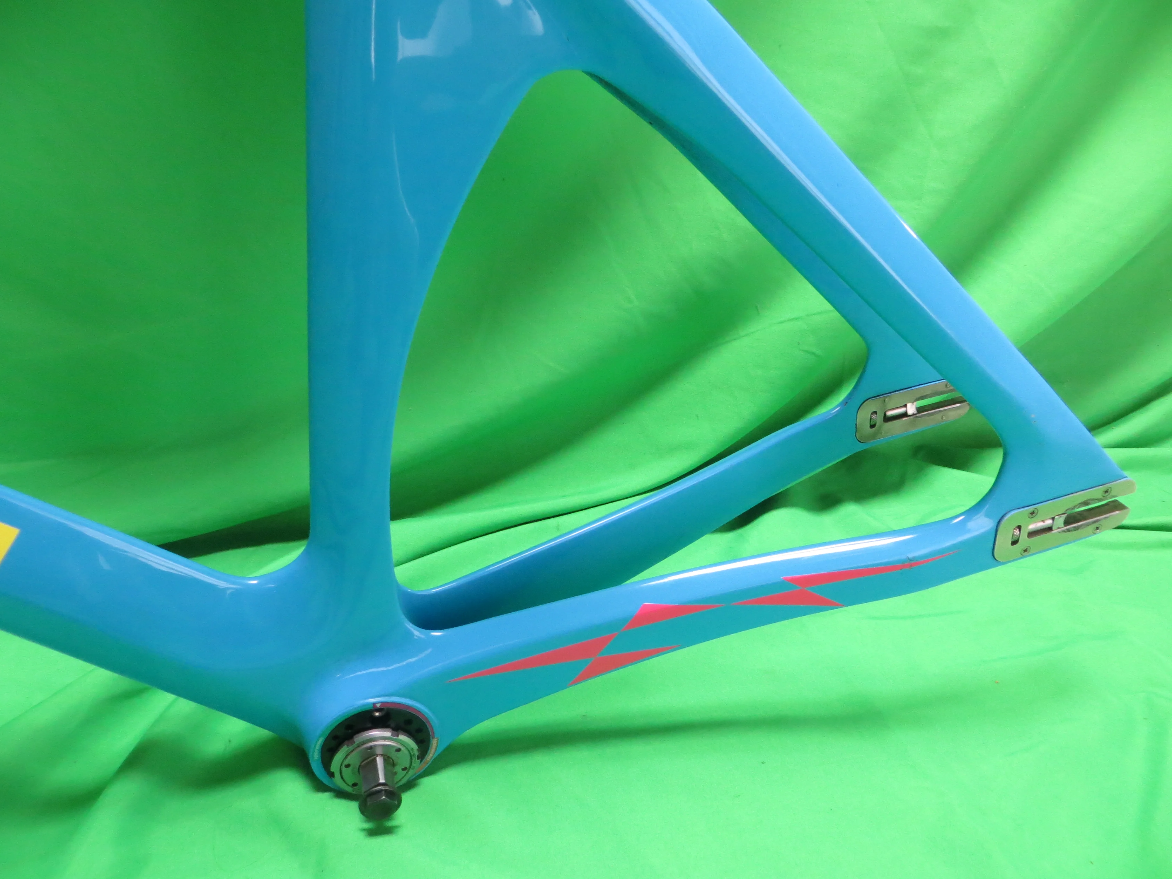 Rare! Kalavinka Girl'S Keirin Carbon Track Frame // Blue // 47cm NJS Approved + Two Kalavinka Forks - Image 8