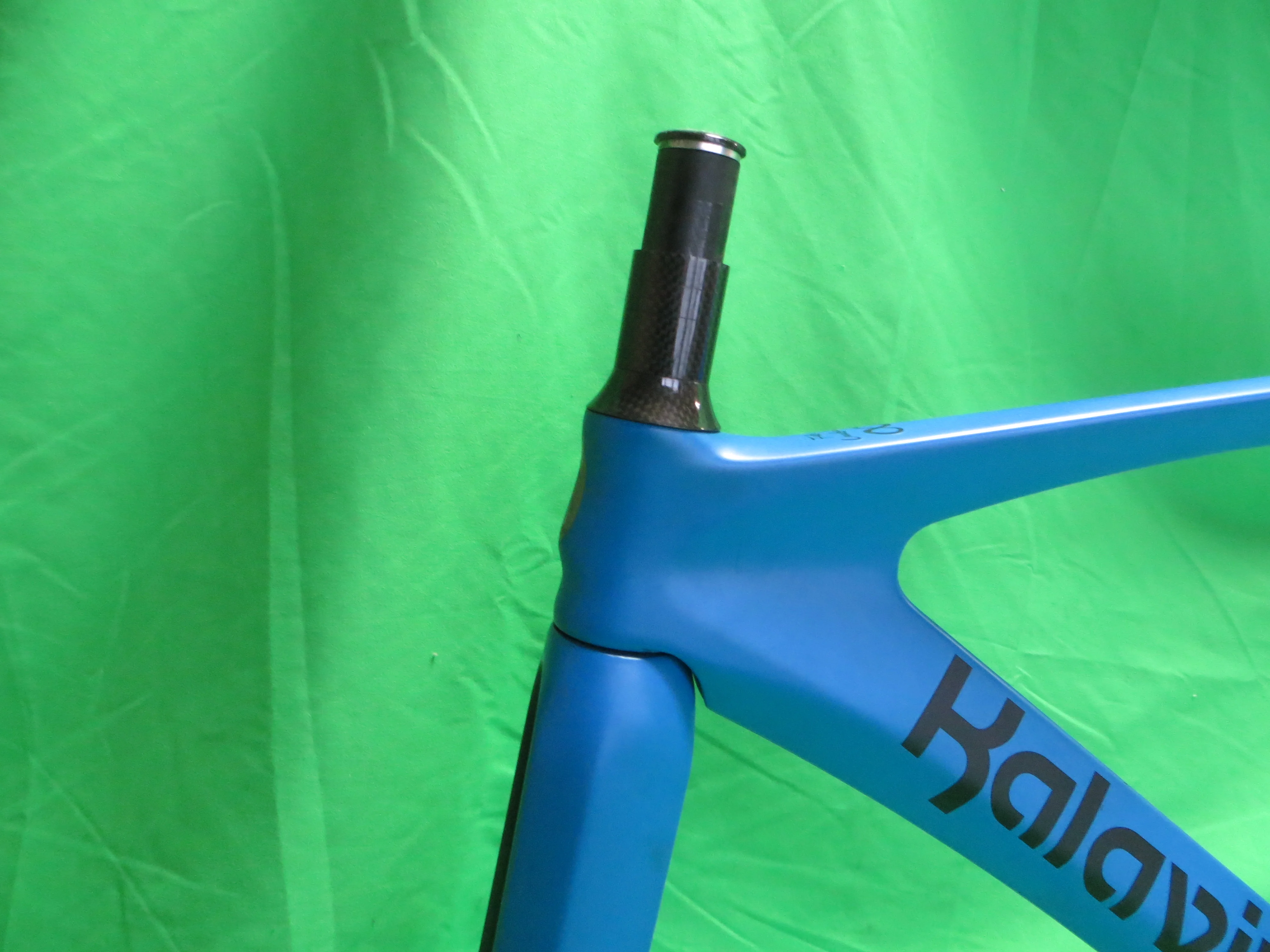 Rare! Kalavinka Girl'S Keirin Carbon Track Frame // Matte Blue Black Two Tone // 46cm NJS Approved - Image 2