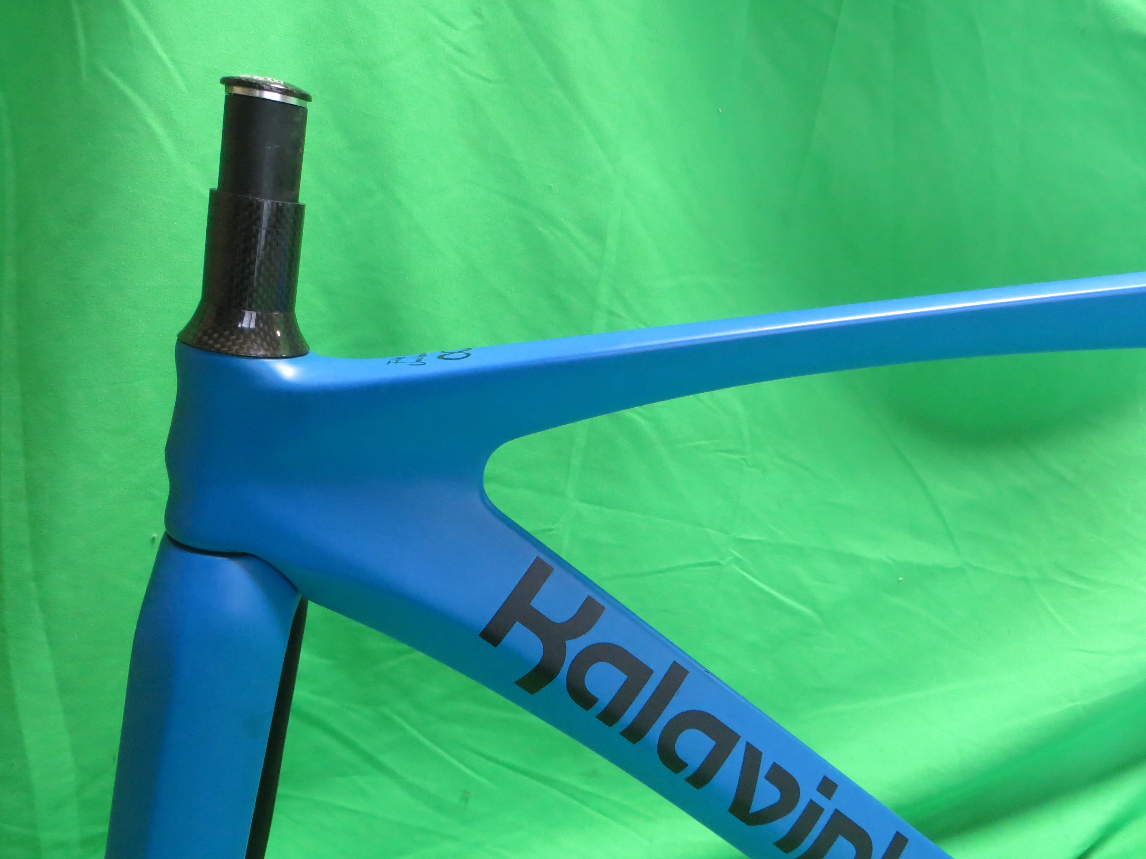 Rare! Kalavinka Girl'S Keirin Carbon Track Frame // Matte Blue Black Two Tone // 46cm NJS Approved - Image 4