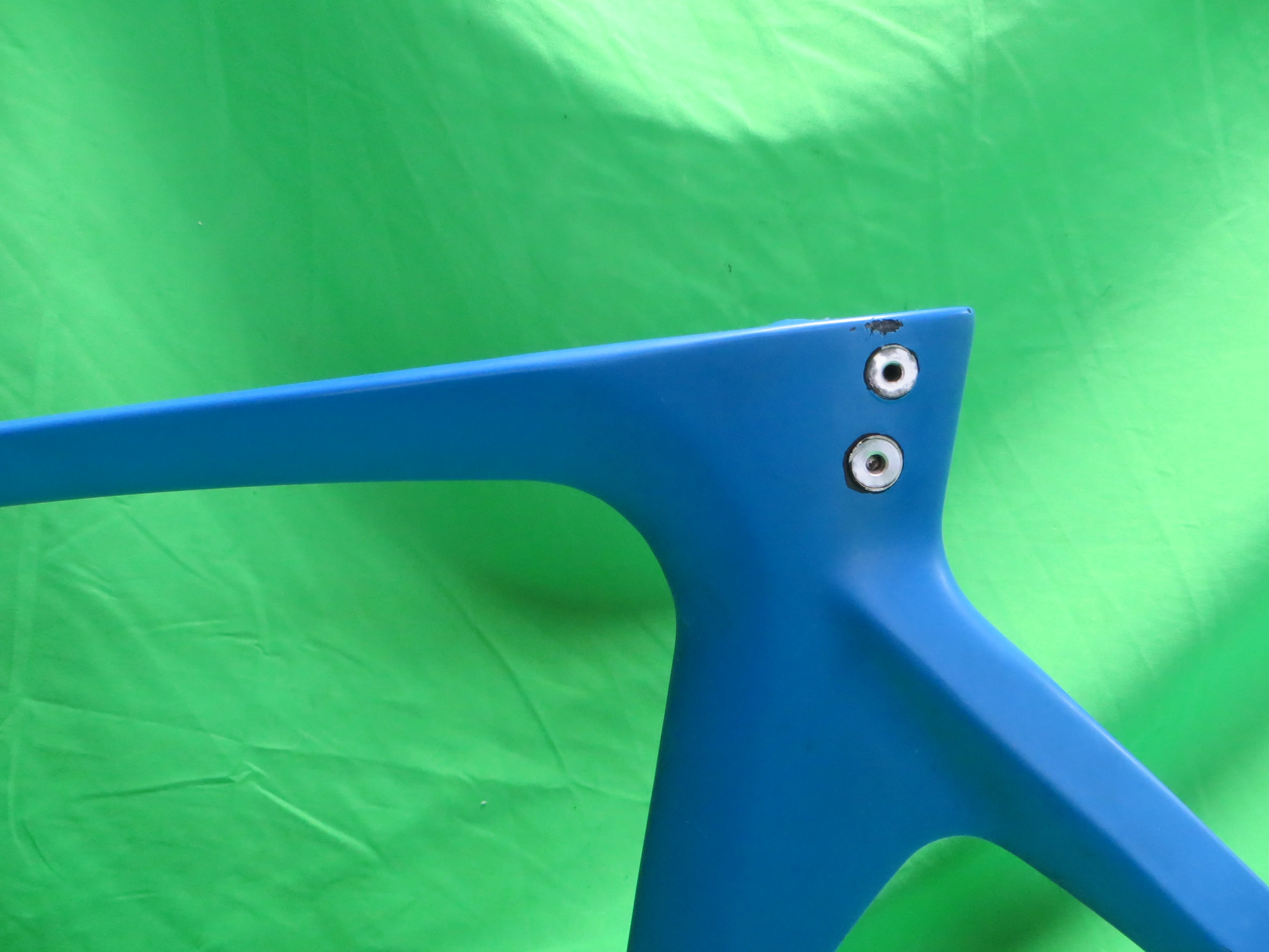 Rare! Kalavinka Girl'S Keirin Carbon Track Frame // Matte Blue Black Two Tone // 46cm NJS Approved - Image 5