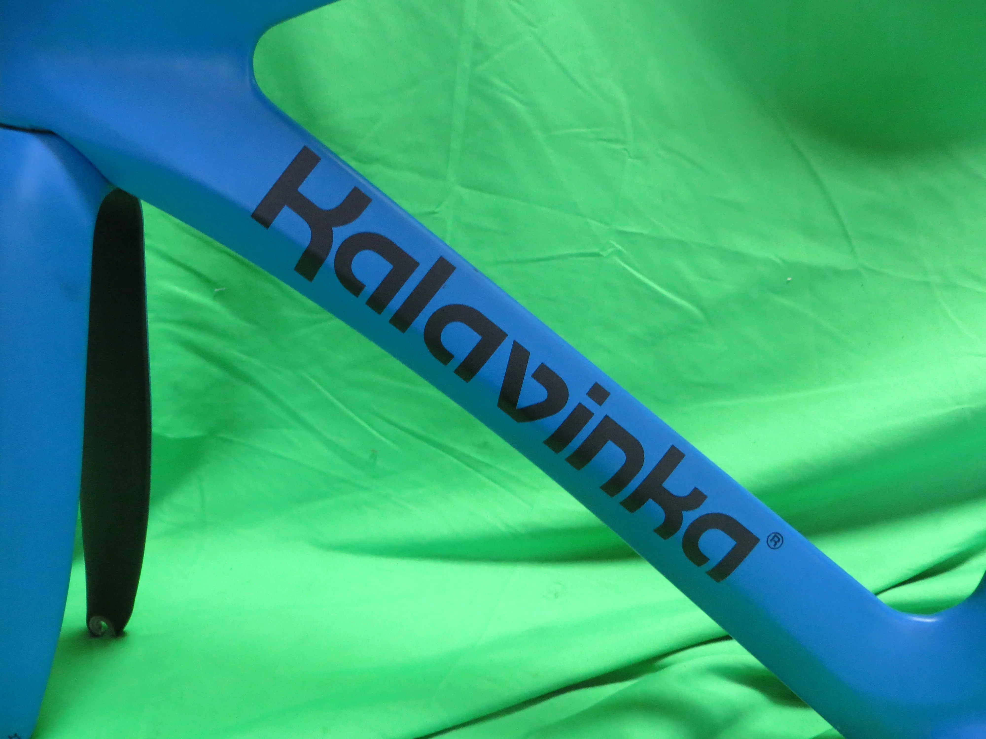 Rare! Kalavinka Girl'S Keirin Carbon Track Frame // Matte Blue Black Two Tone // 46cm NJS Approved - Image 6