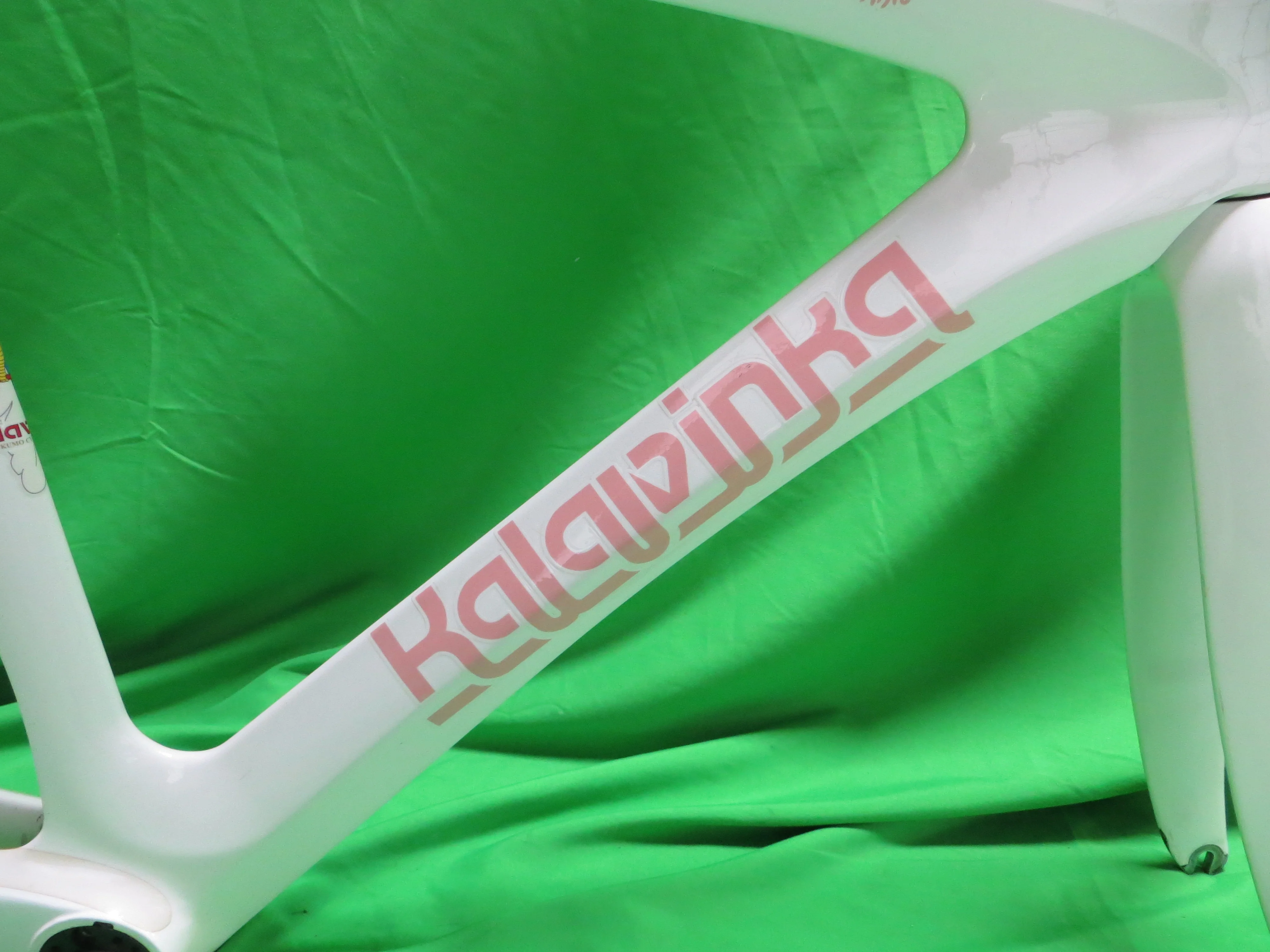 Rare! Kalavinka Girl'S Keirin Carbon Track Frame // White // 47cm NJS Approved - Image 13
