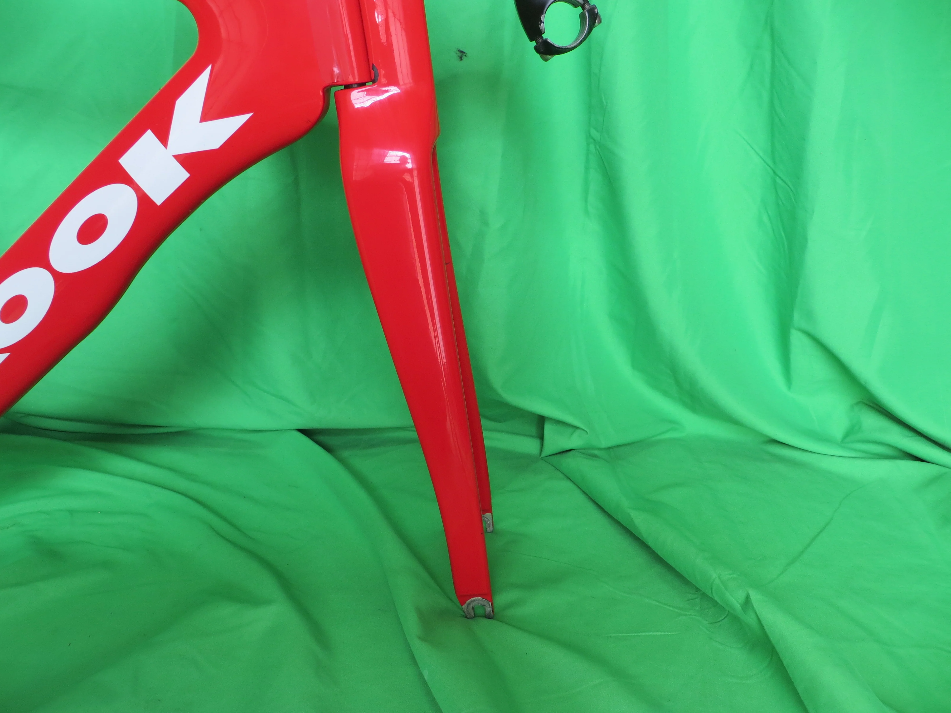Super Rare! Look 496 Carbon Track Frame Japan National Team Athens Olympics Version // Black/Red // 52cm - Image 10