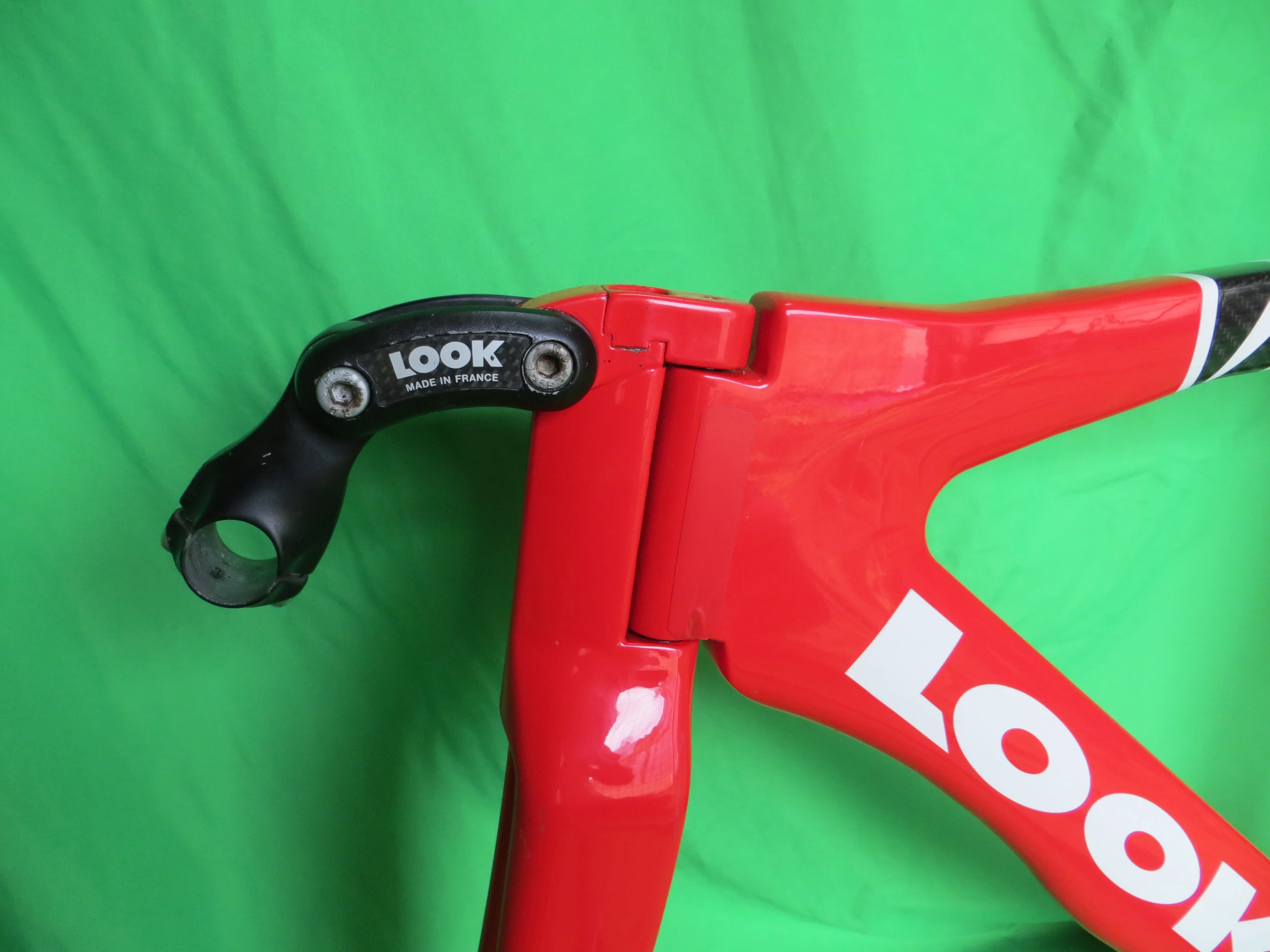 Super Rare! Look 496 Carbon Track Frame Japan National Team Athens Olympics Version // Black/Red // 52cm - Image 2