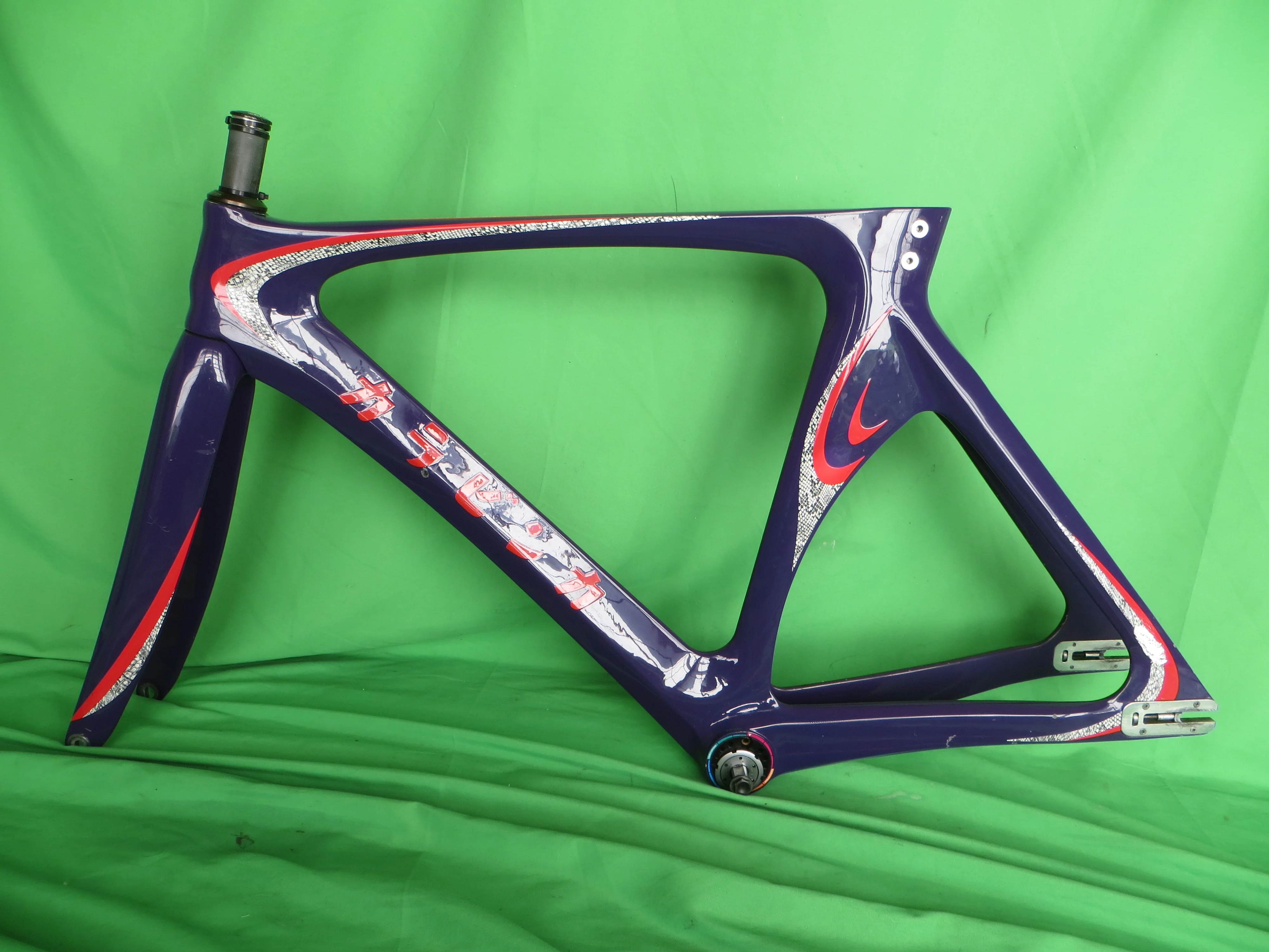 Rare M-size! Kalavinka GIRLS Keirin Carbon Track Frame // Purple // 50cm NJS Approved