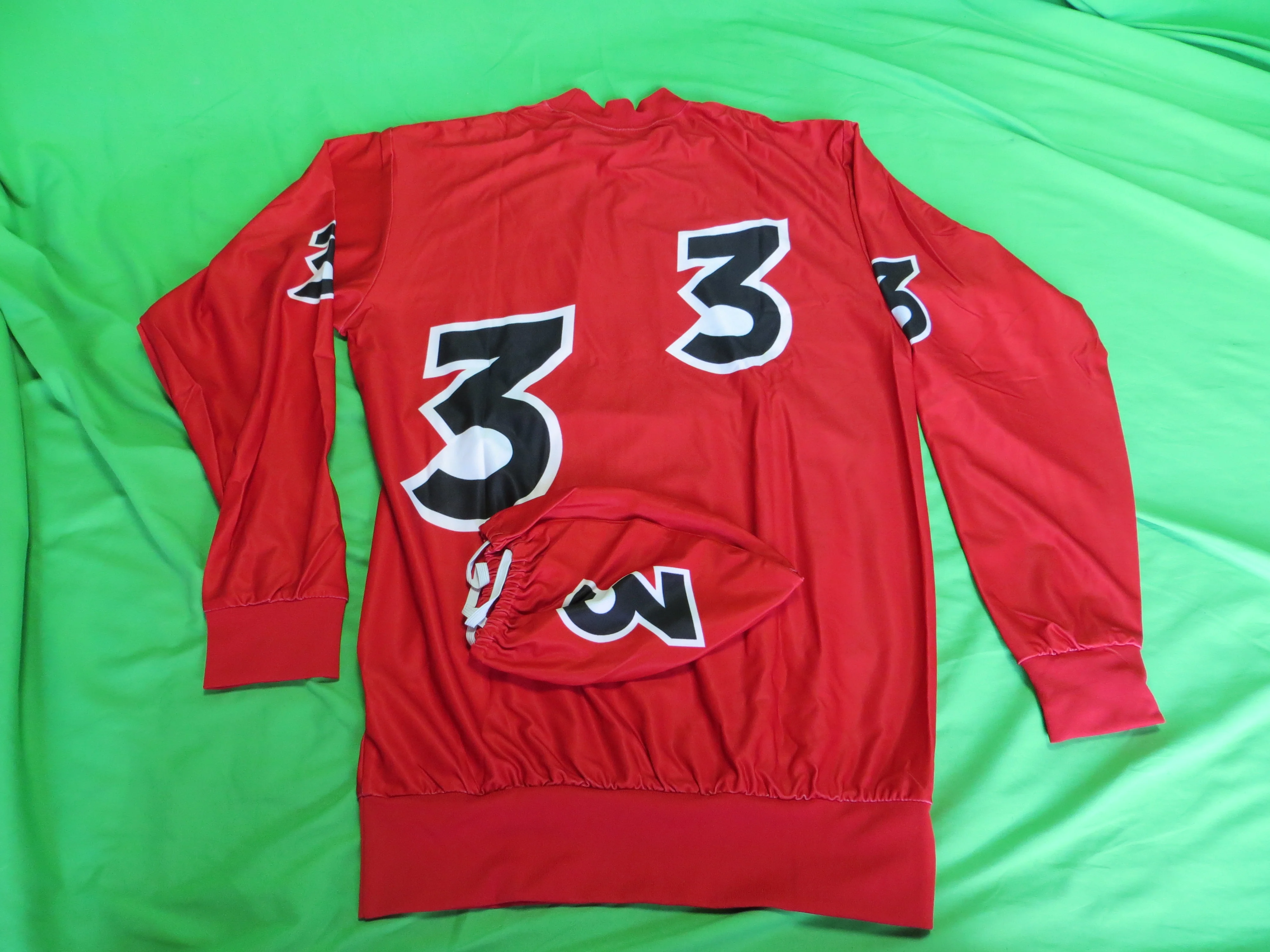 Rare! Never Used!! Authentic Keirin Jersey Japanese 3L Size (American XL) + Helmet Cover /230729