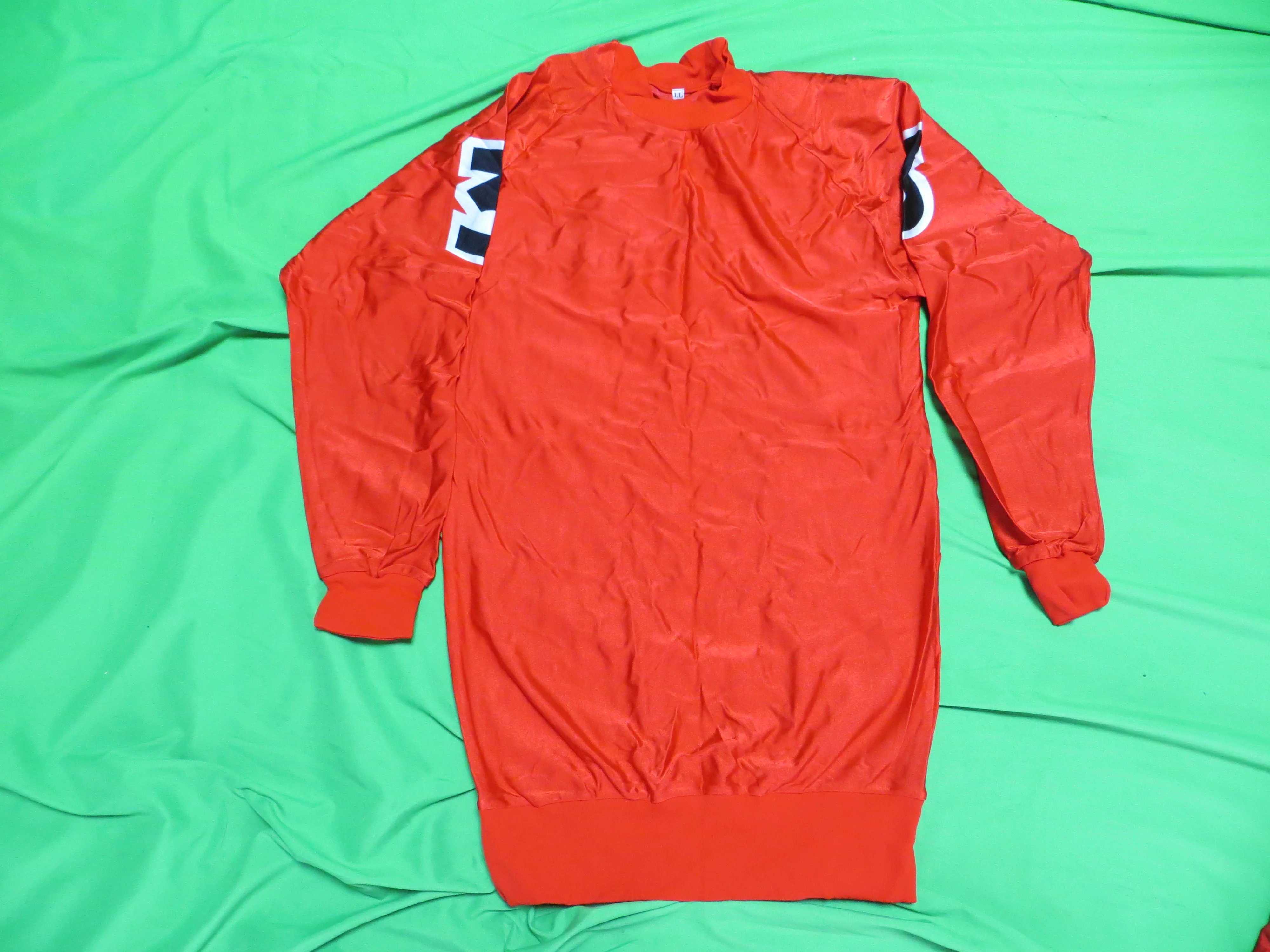 Rare! Vintage Authentic Keirin Jersey Japanese LL Size (American L) + Helmet Cover - Image 2