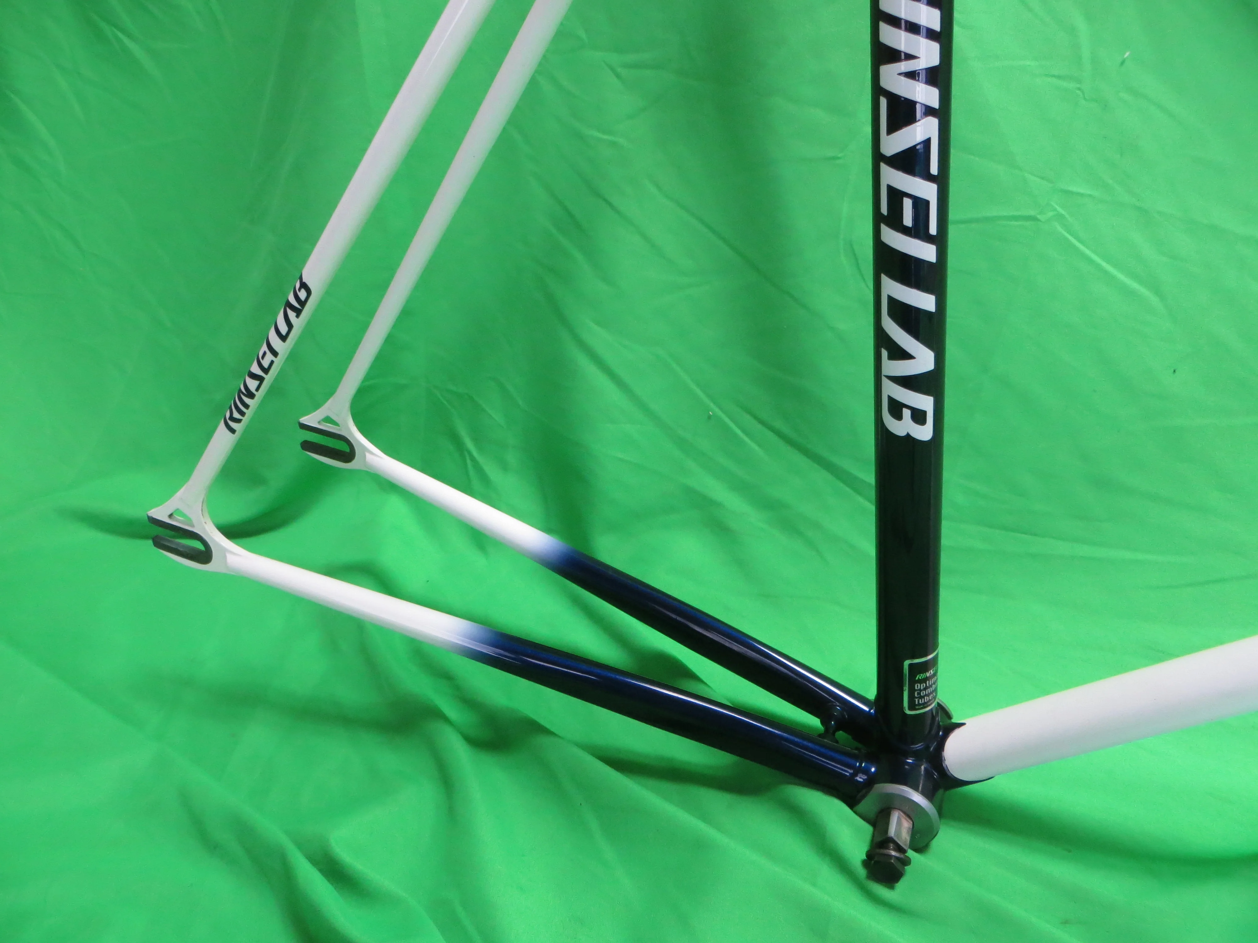 RINSEI LAB Columbus Max Fork // Dark Blue / White Two Tone // 55.5cm - Image 14
