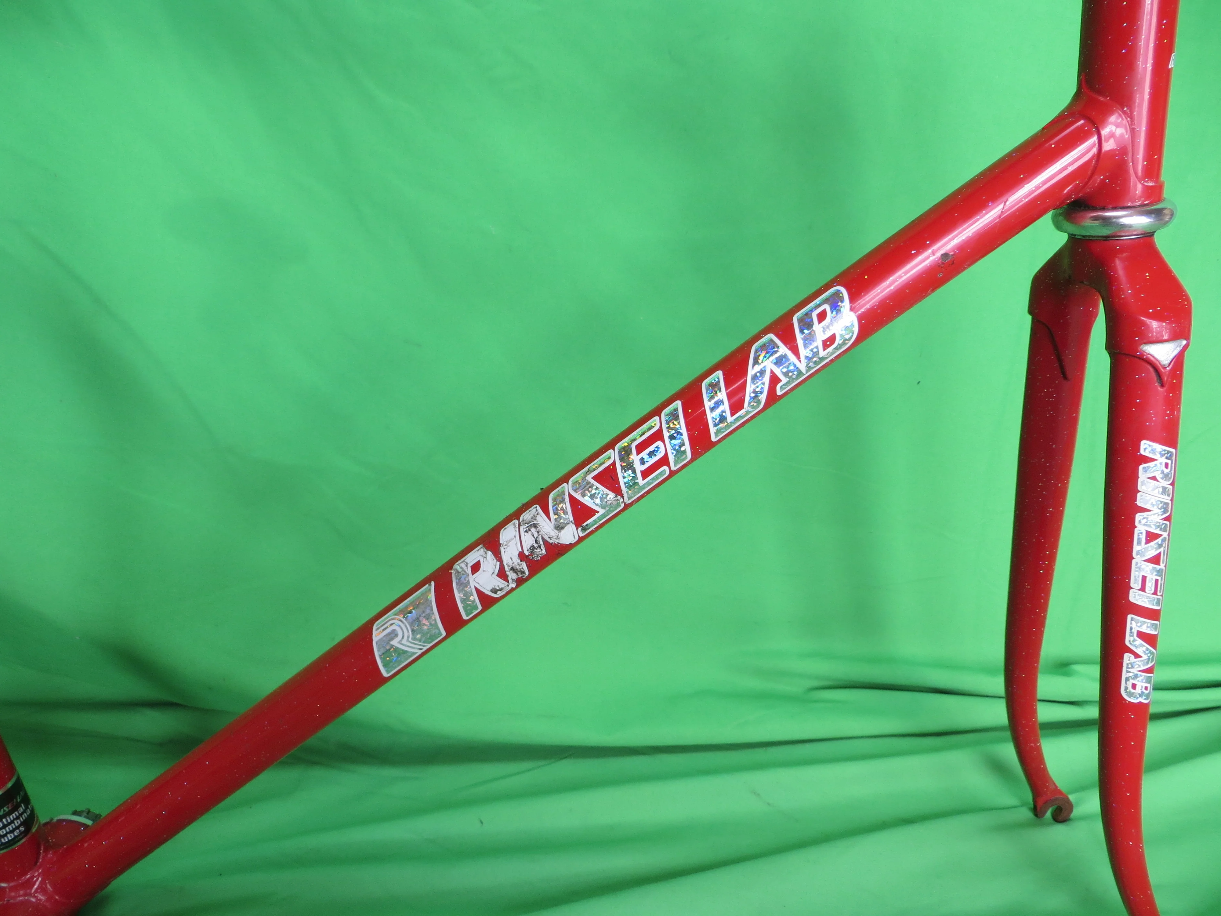 RINSEI LAB // Red with Rainbow Flake // 54cm - Image 13