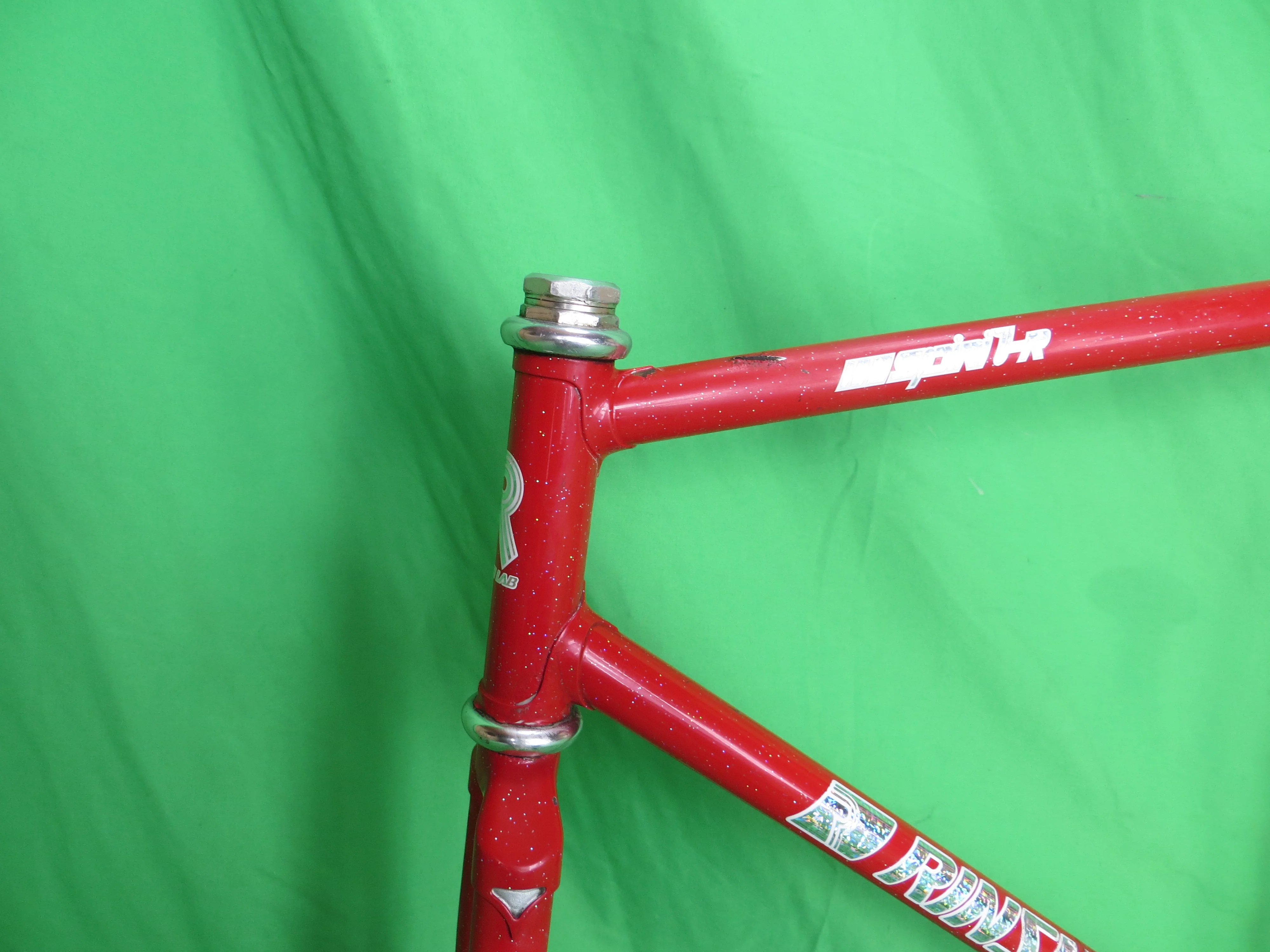RINSEI LAB // Red with Rainbow Flake // 54cm - Image 2