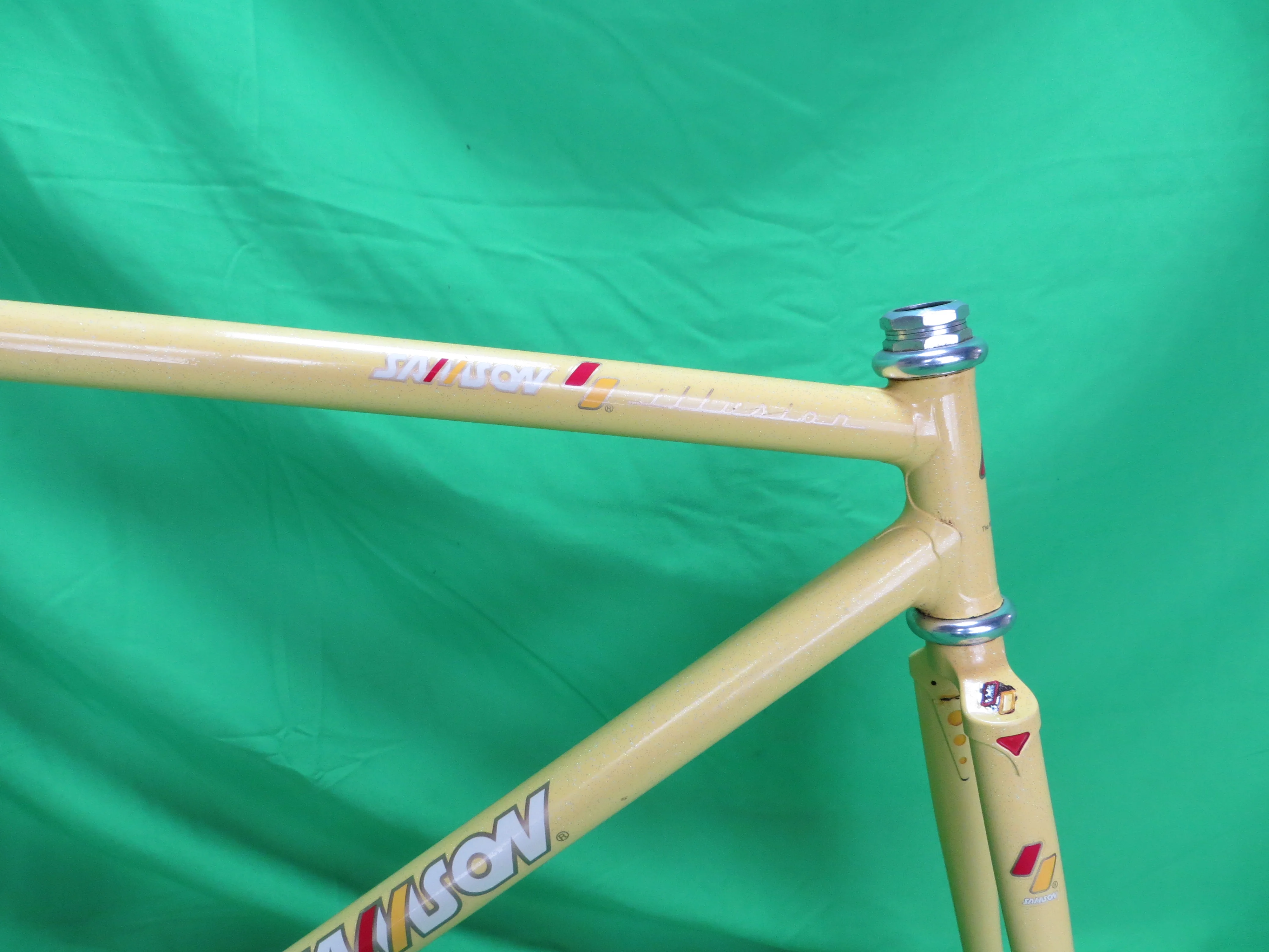 SAMSON Illusion // Yellow with rainbow flake // 50cm - Image 11