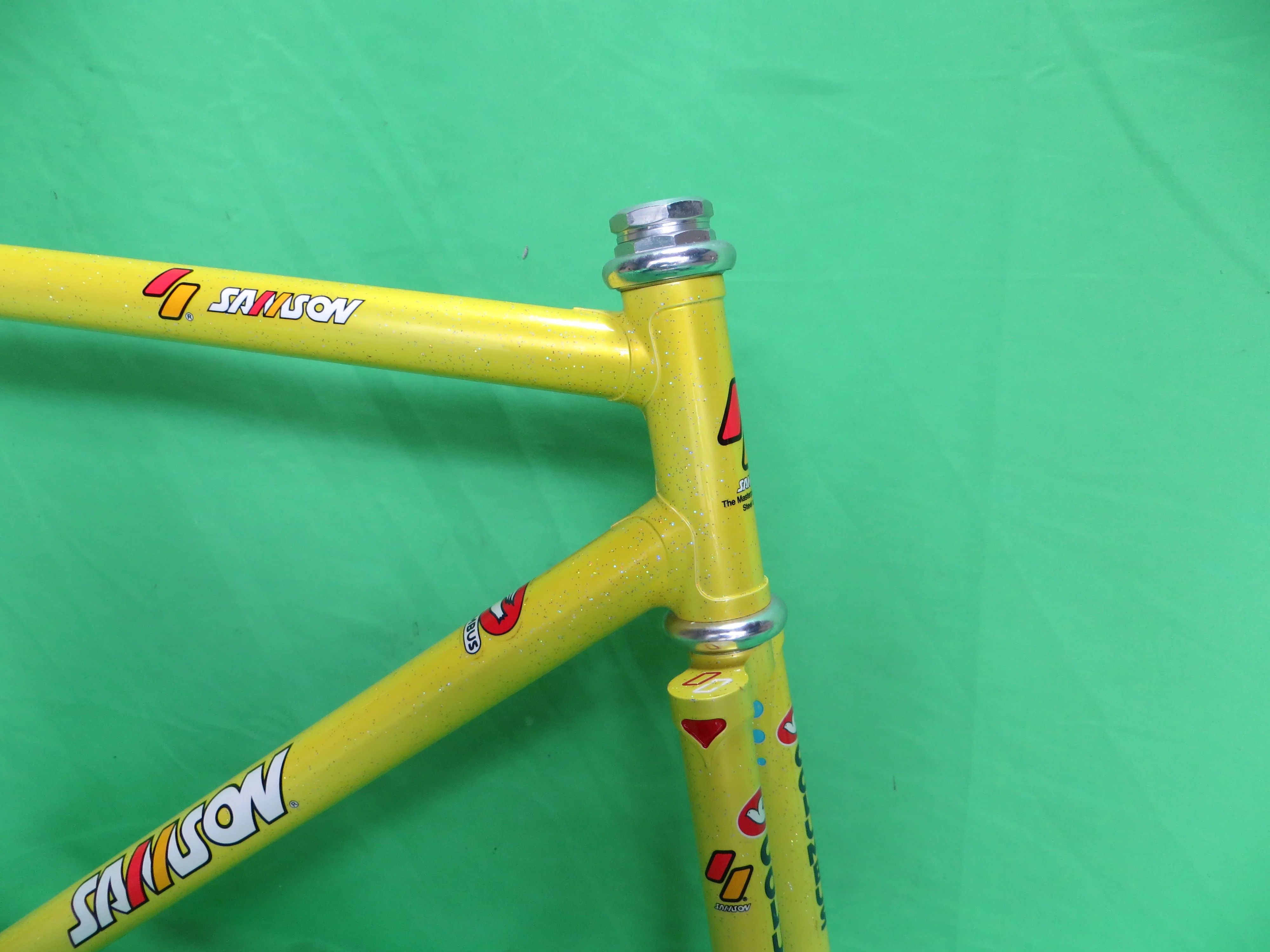 Samson // Lemon Yellow with Rainbow Flake // 51cm - Image 11