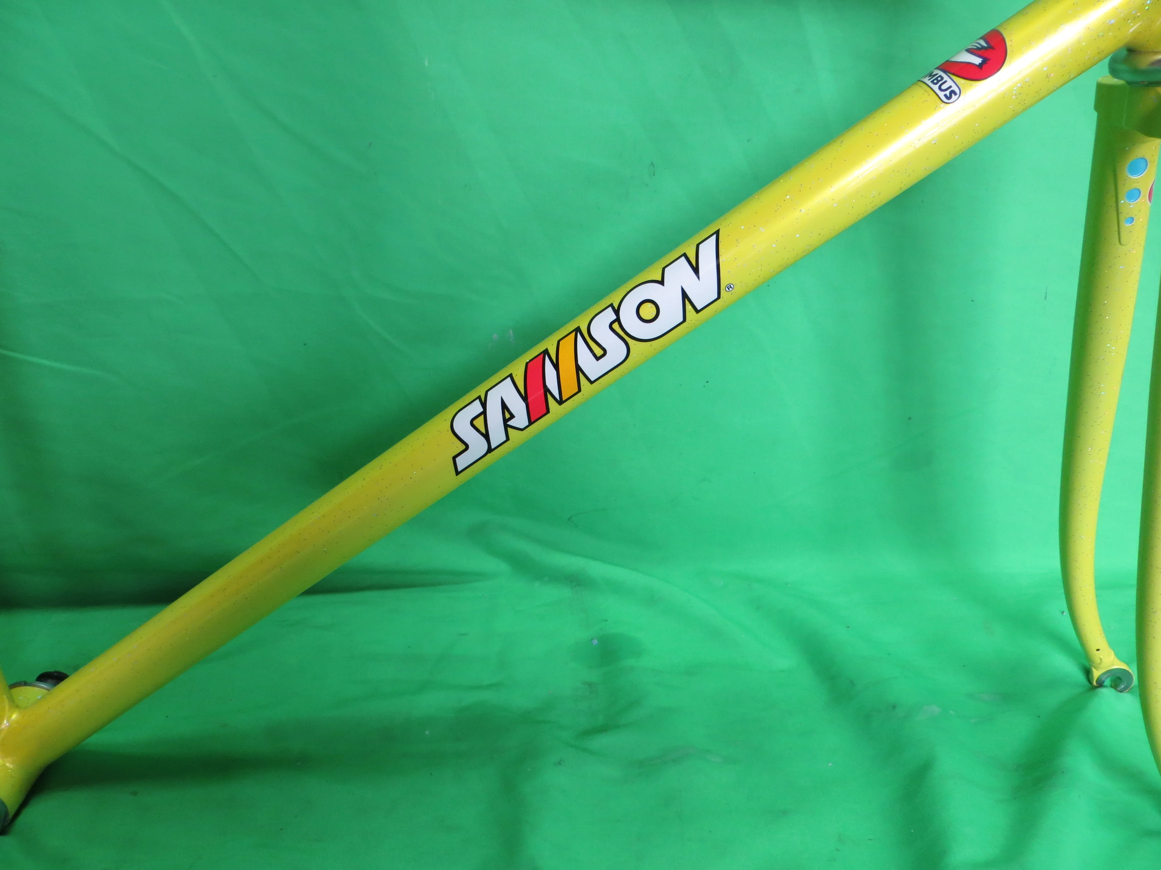 Samson // Lemon Yellow with Rainbow Flake // 51cm - Image 15