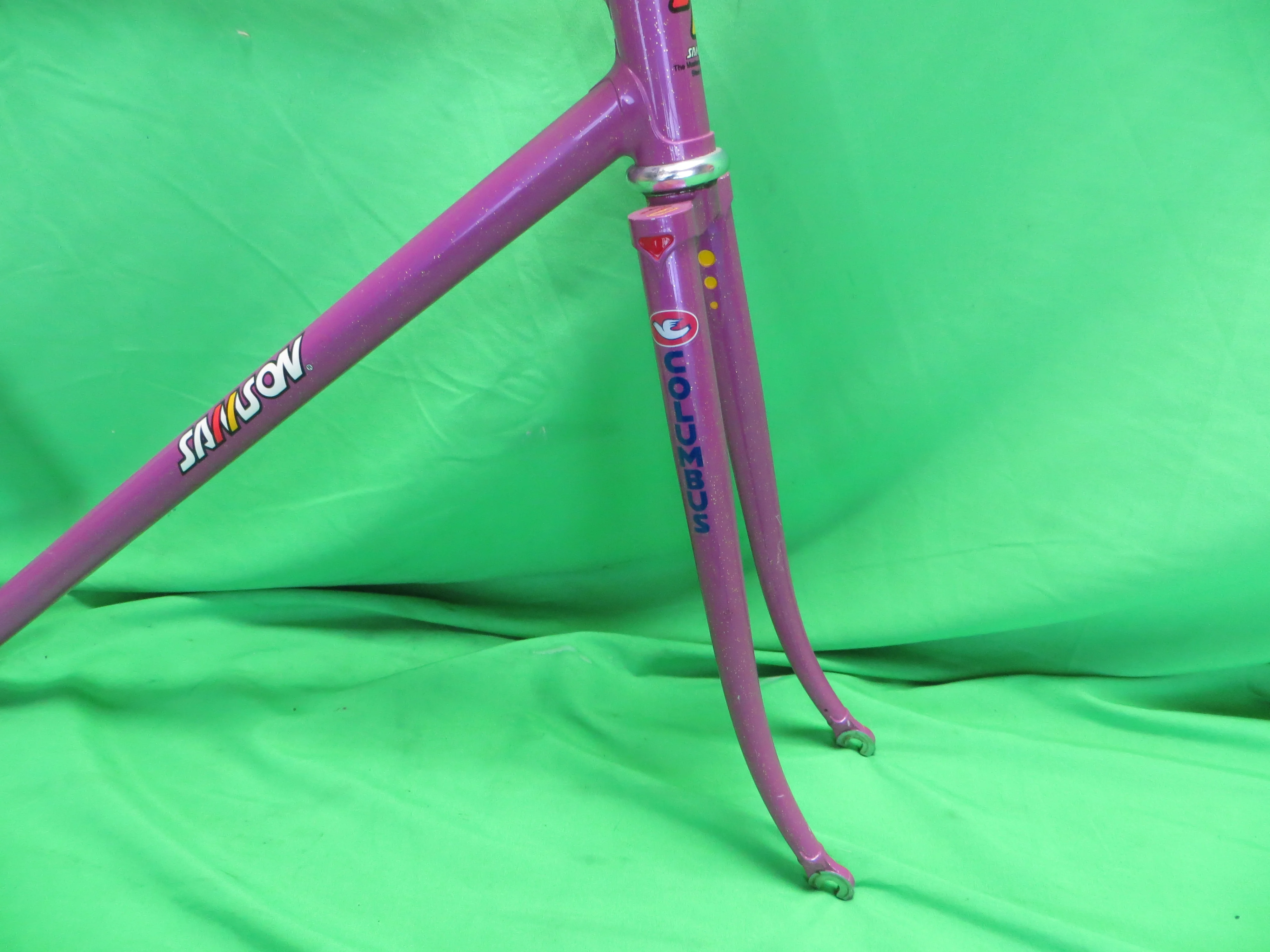 90's Samson// Purplish Pink with Gold Flake // 49.5cm - Image 10