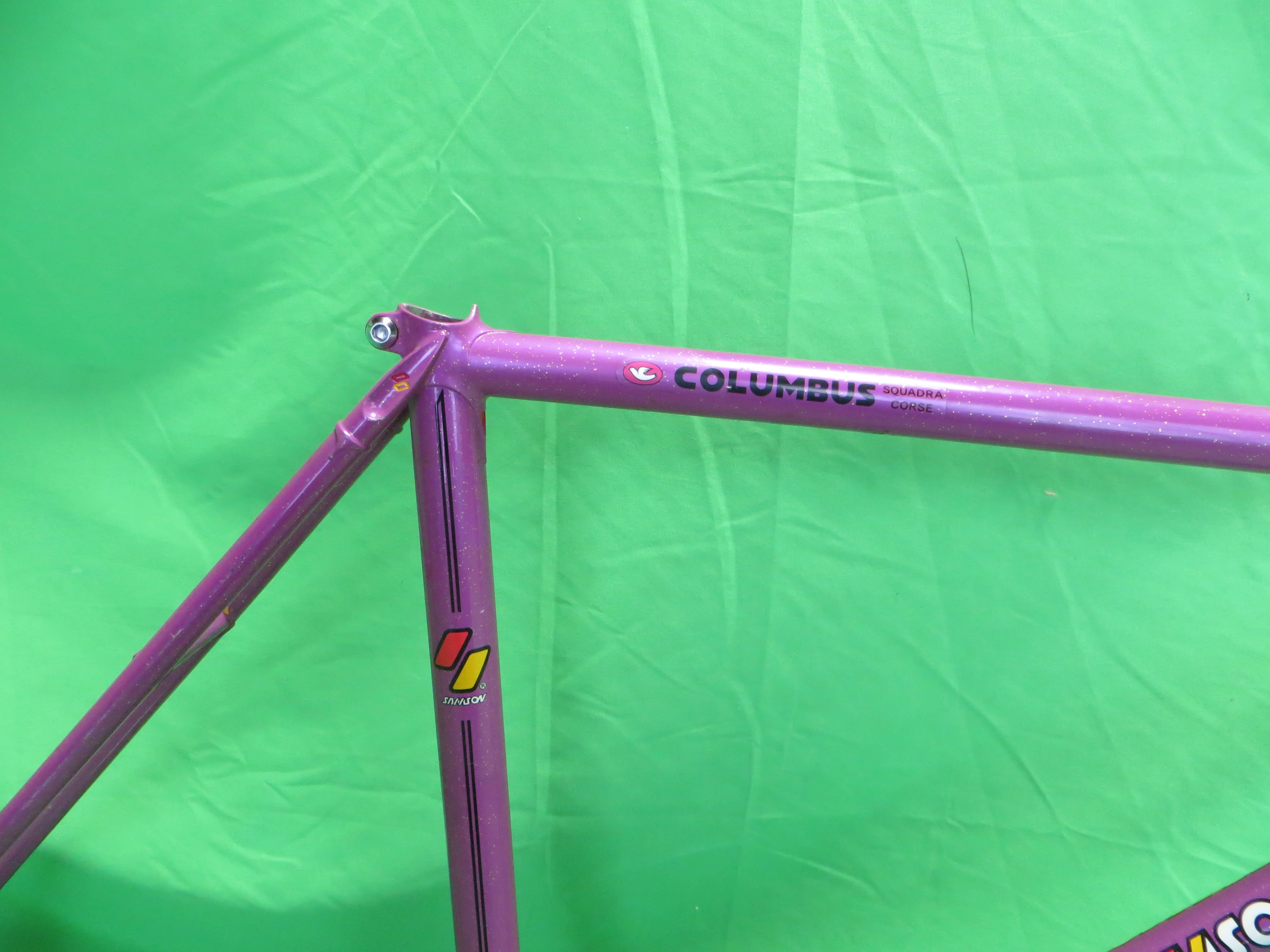 90's Samson// Purplish Pink with Gold Flake // 49.5cm - Image 12