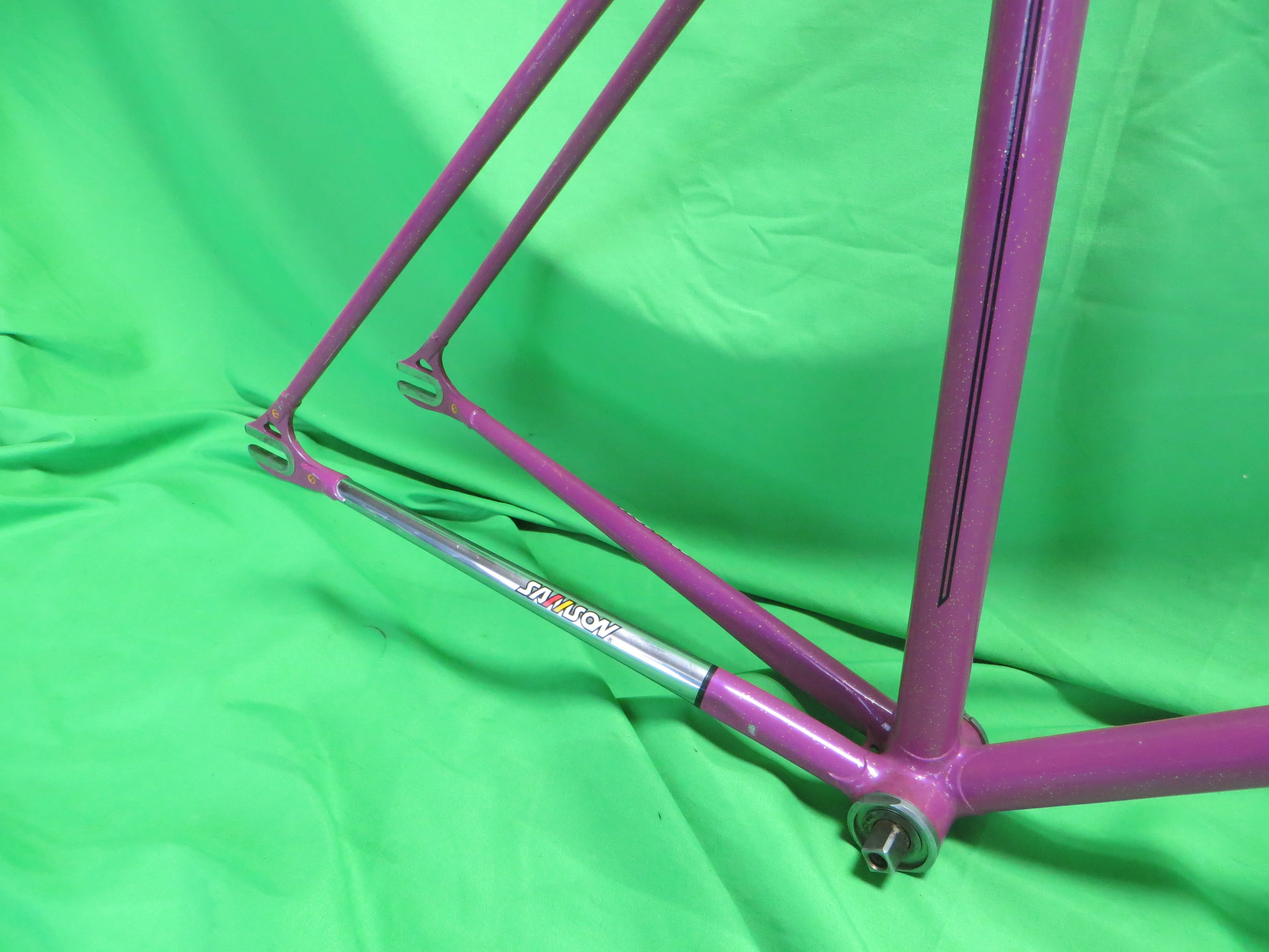 90's Samson// Purplish Pink with Gold Flake // 49.5cm - Image 14