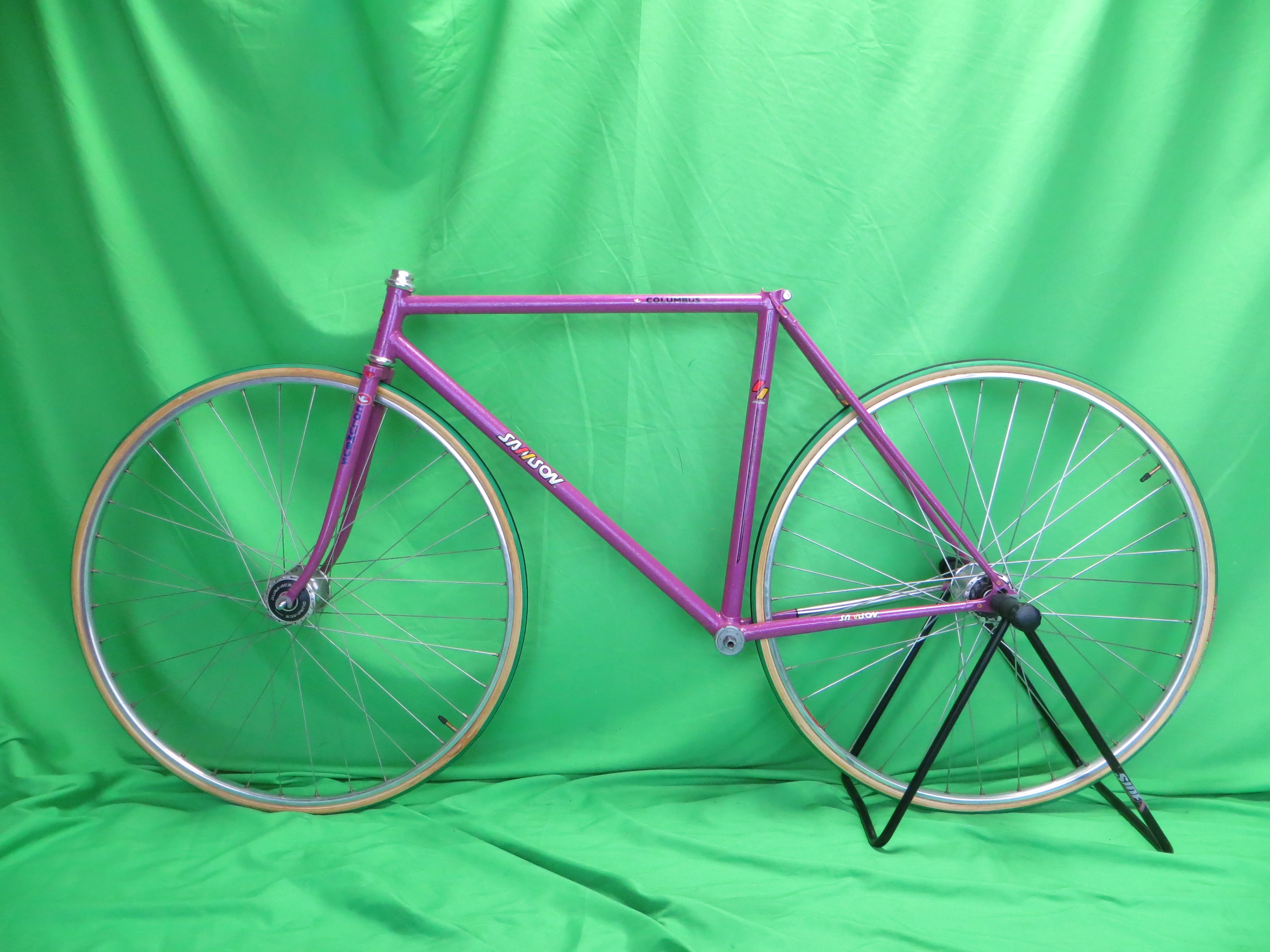 90's Samson// Purplish Pink with Gold Flake // 49.5cm - Image 16