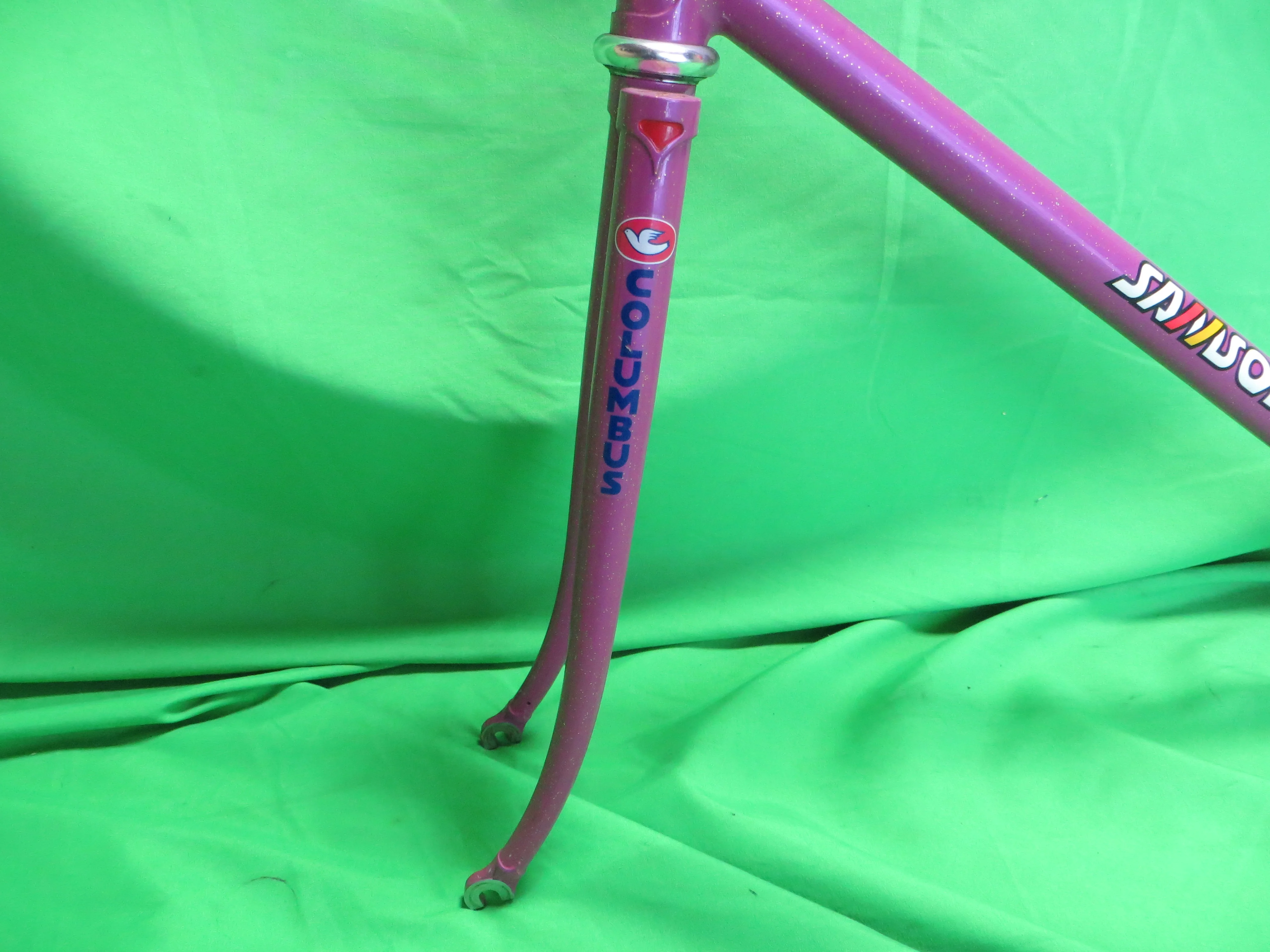 90's Samson// Purplish Pink with Gold Flake // 49.5cm - Image 3