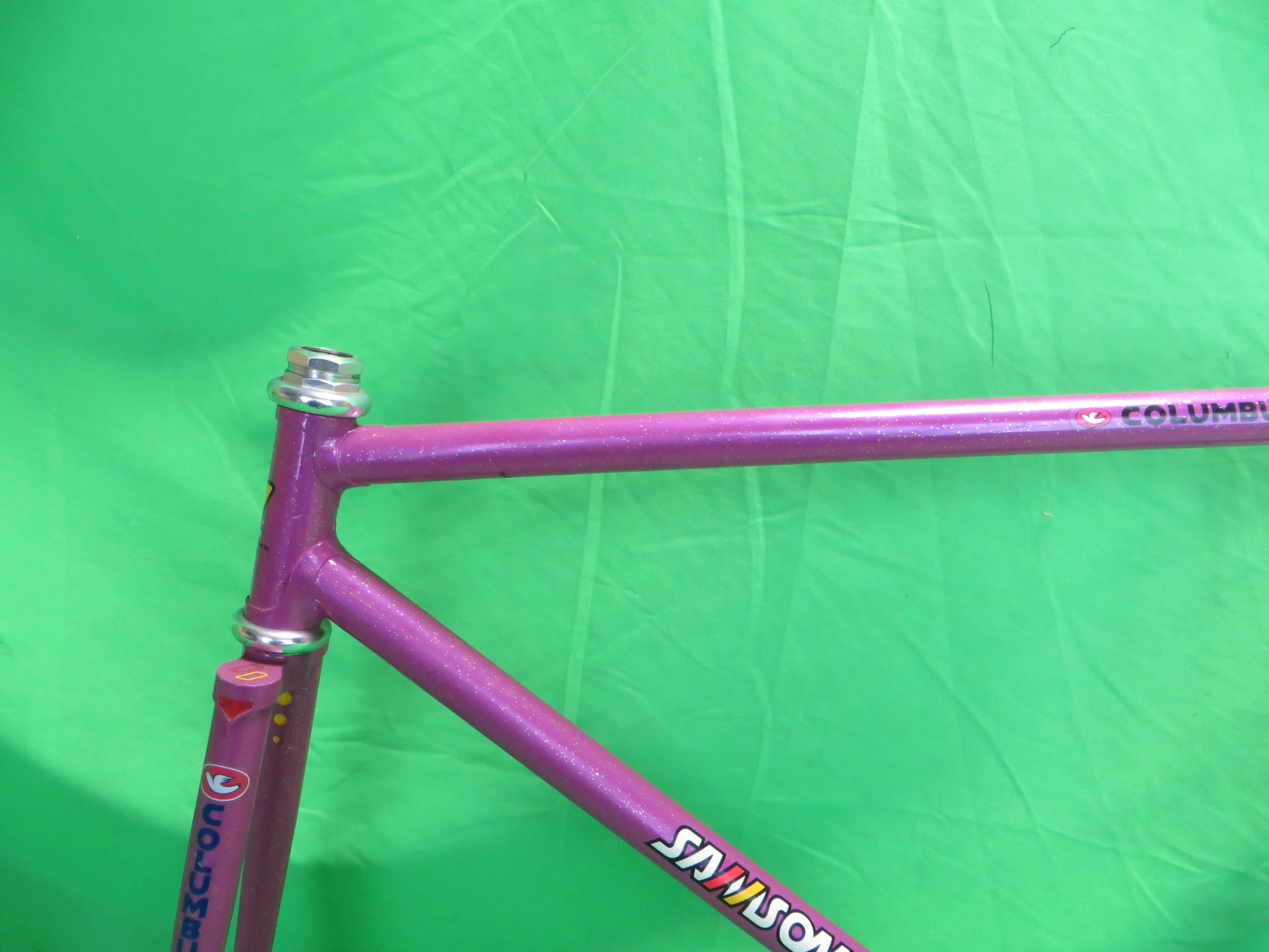 90's Samson// Purplish Pink with Gold Flake // 49.5cm - Image 4
