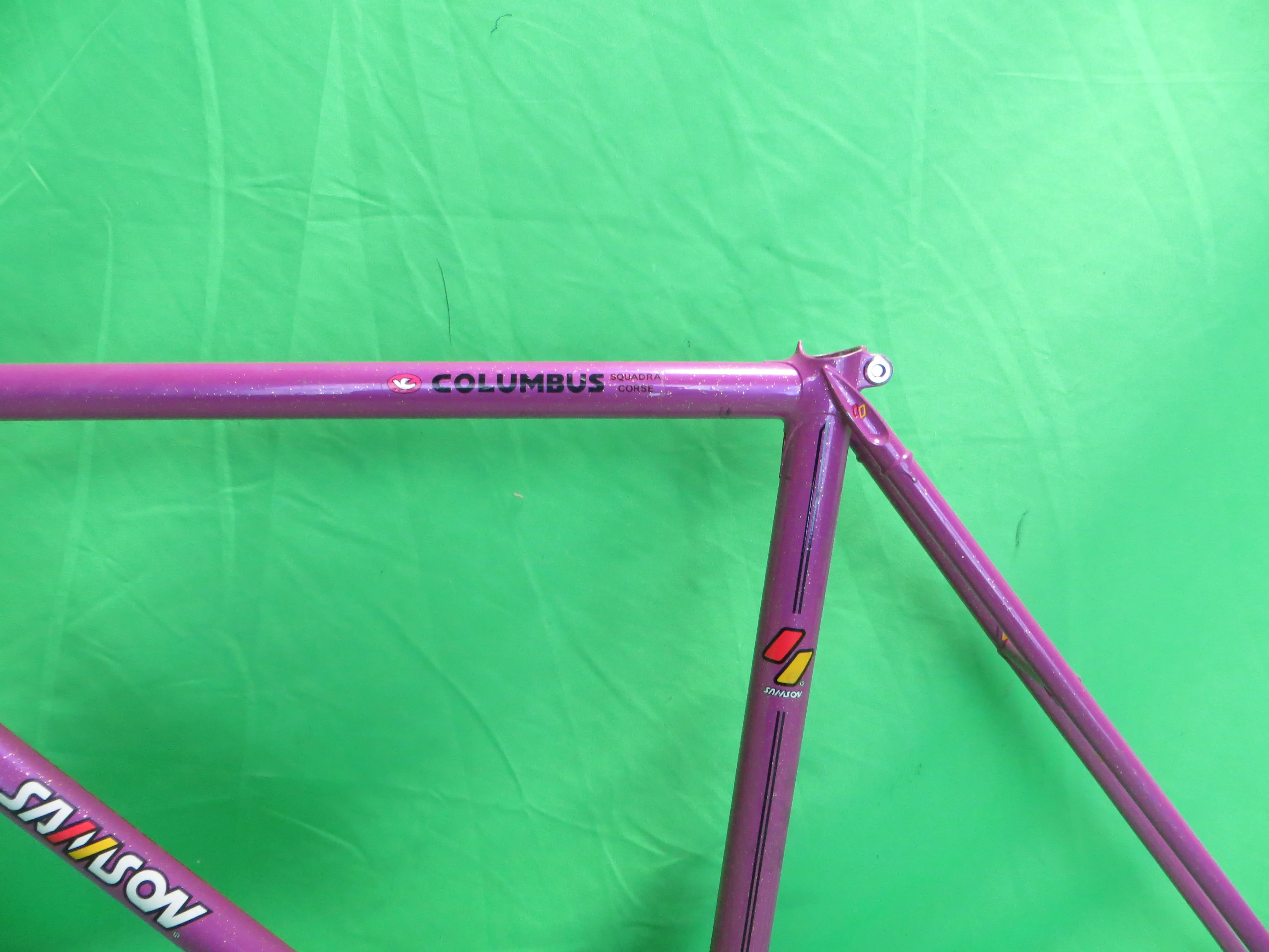 90's Samson// Purplish Pink with Gold Flake // 49.5cm - Image 5