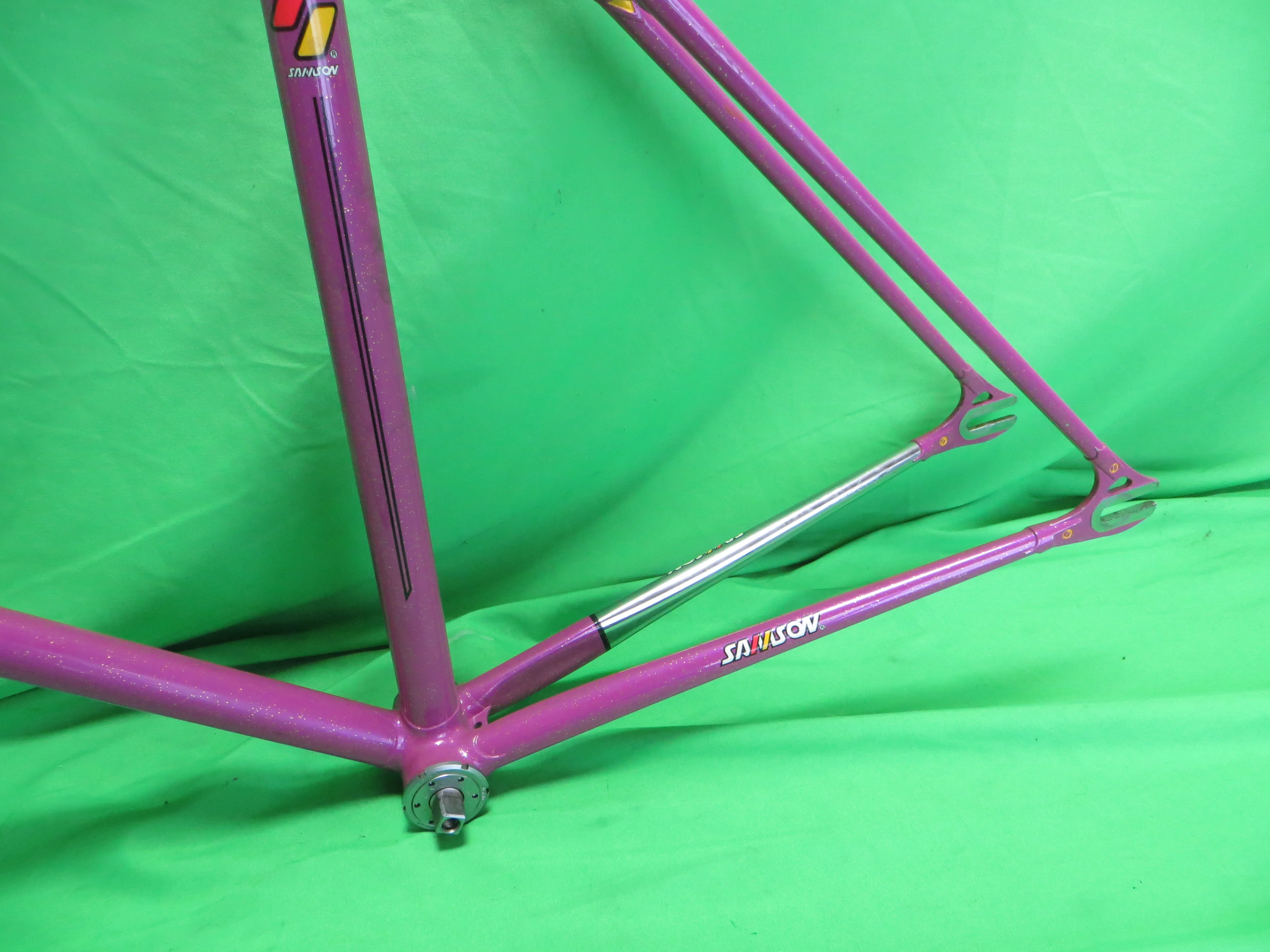90's Samson// Purplish Pink with Gold Flake // 49.5cm - Image 7