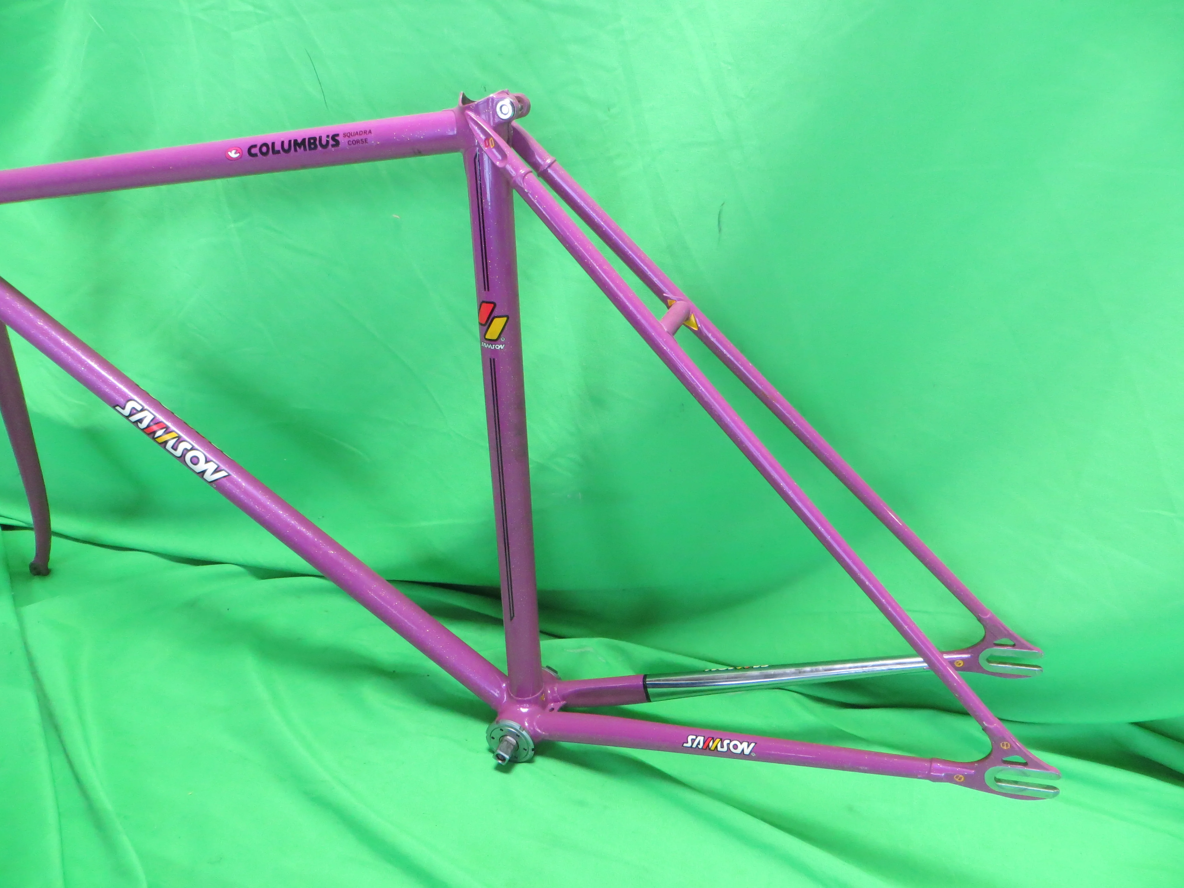 90's Samson// Purplish Pink with Gold Flake // 49.5cm - Image 8