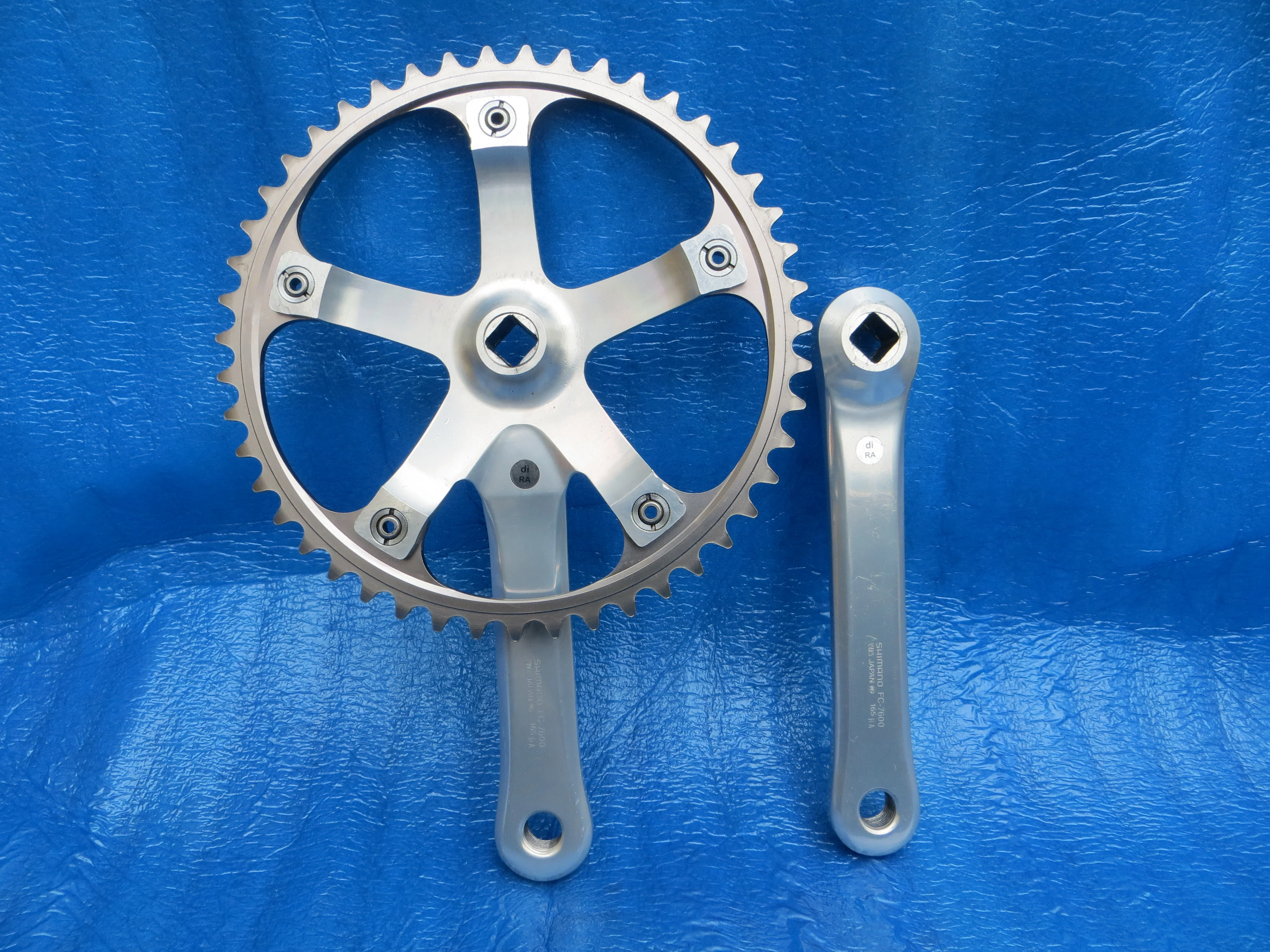 Shimano Dura Ace FC-7600 144BCD 165mm NJS Crank Set (26043001) - Image 2